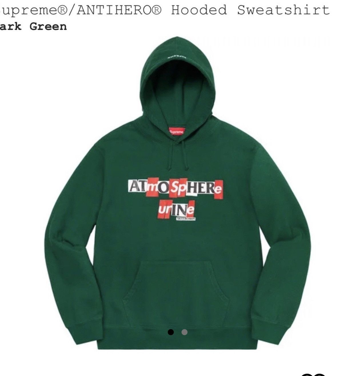 Supreme X Antihero hooded sweatshirt - Tops 