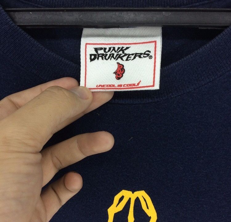 Japanese Brand Punk Drunkers Logo T-shirt | Uncool is Cool T-shirt | M Size US L / EU 52-54 / 3 - 3 Thumbnail