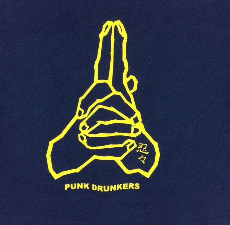 Japanese Brand Punk Drunkers Logo T-shirt | Uncool is Cool T-shirt | M Size US L / EU 52-54 / 3 - 2 Thumbnail