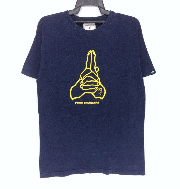 Japanese Brand Punk Drunkers Logo T-shirt | Uncool is Cool T-shirt | M Size US L / EU 52-54 / 3 - 1 Thumbnail