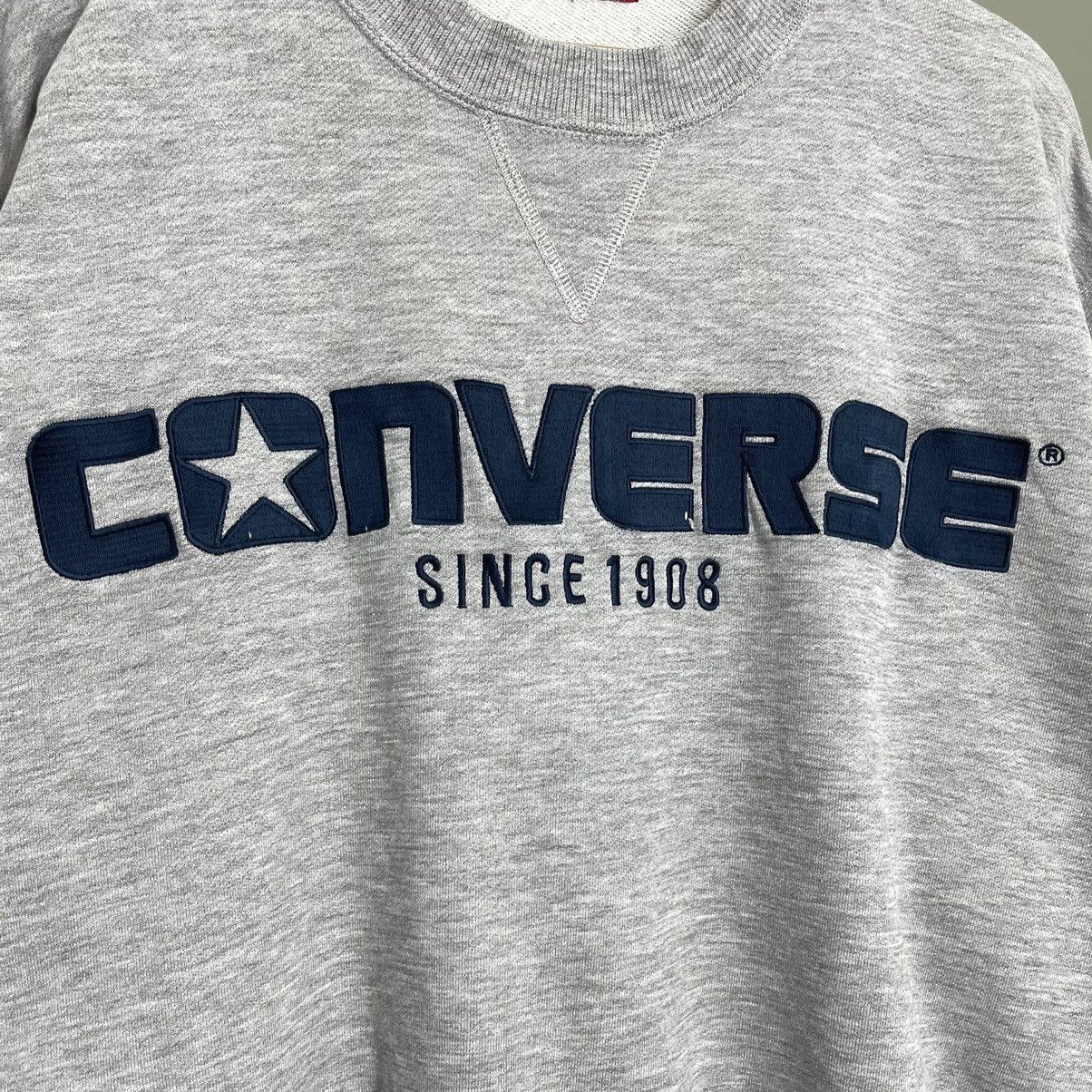 Converse × Vintage Vintage 90s Converse Crewneck Sweatshirt Size M Size US M / EU 48-50 / 2 - 5 Thumbnail