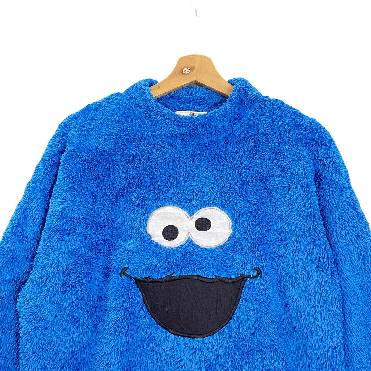Cartoon Network Sesame Street Big Logo Embroidered Crewneck Fleece Size M Size US M / EU 48-50 / 2 - 4 Thumbnail