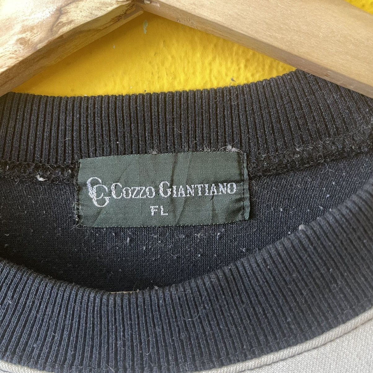 Designer Vintage Cozzo Giantiano Big Logo Crewneck Sweatshirt Size L Size US M / EU 48-50 / 2 - 10 Thumbnail