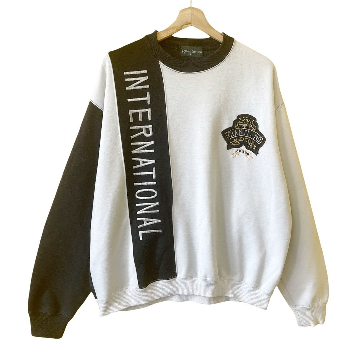 Designer Vintage Cozzo Giantiano Big Logo Crewneck Sweatshirt Size L Size US M / EU 48-50 / 2 - 2 Thumbnail