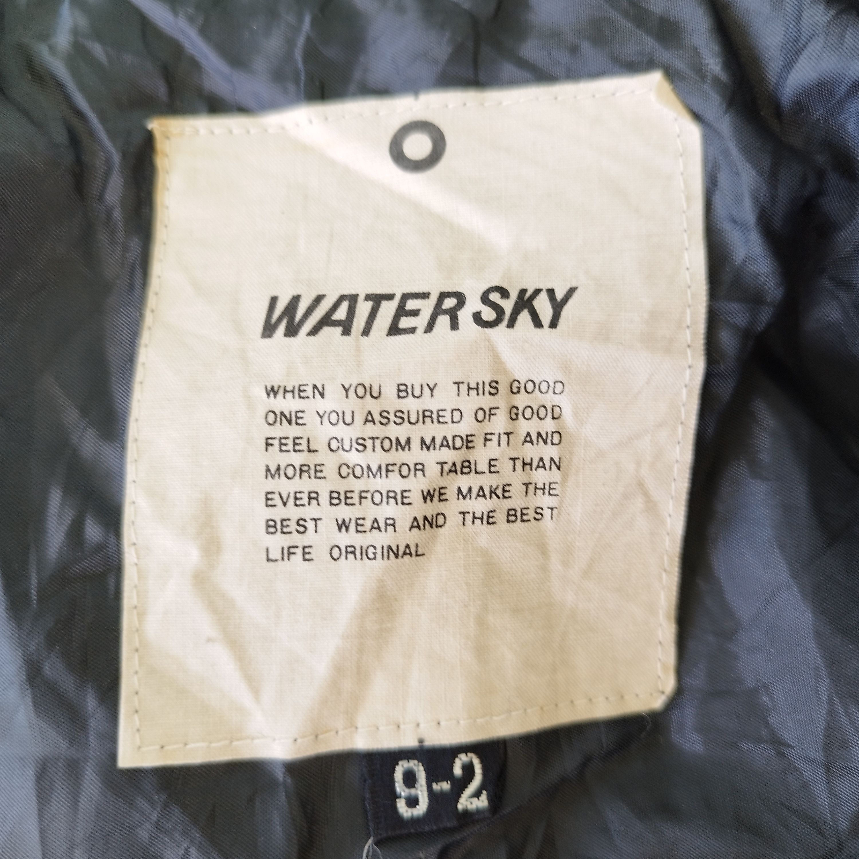 Japanese Brand Water Sky Jacket wool Size US XL / EU 56 / 4 - 5 Thumbnail