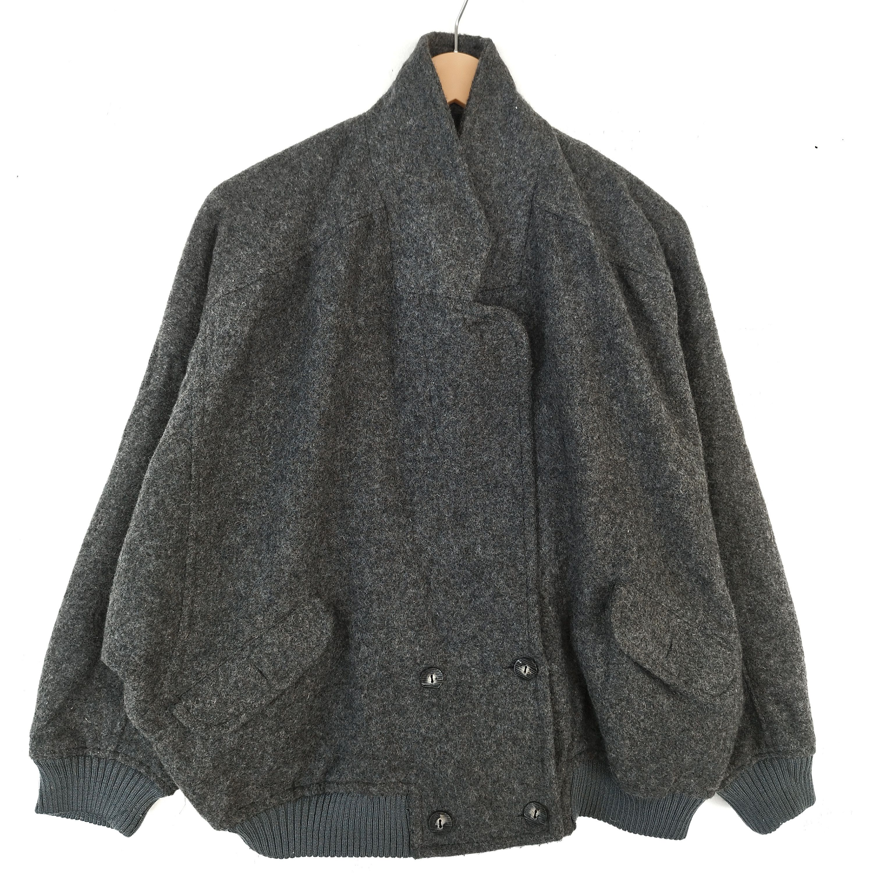 Japanese Brand Water Sky Jacket wool
