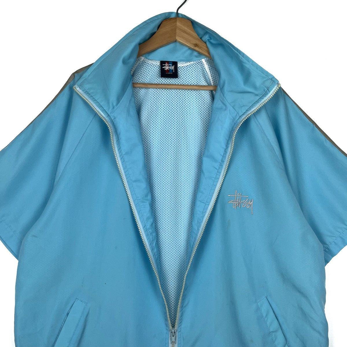 Stussy × Vintage Stussy Embroidered Windbreaker Size US L / EU 52-54 / 3 - 2 Thumbnail