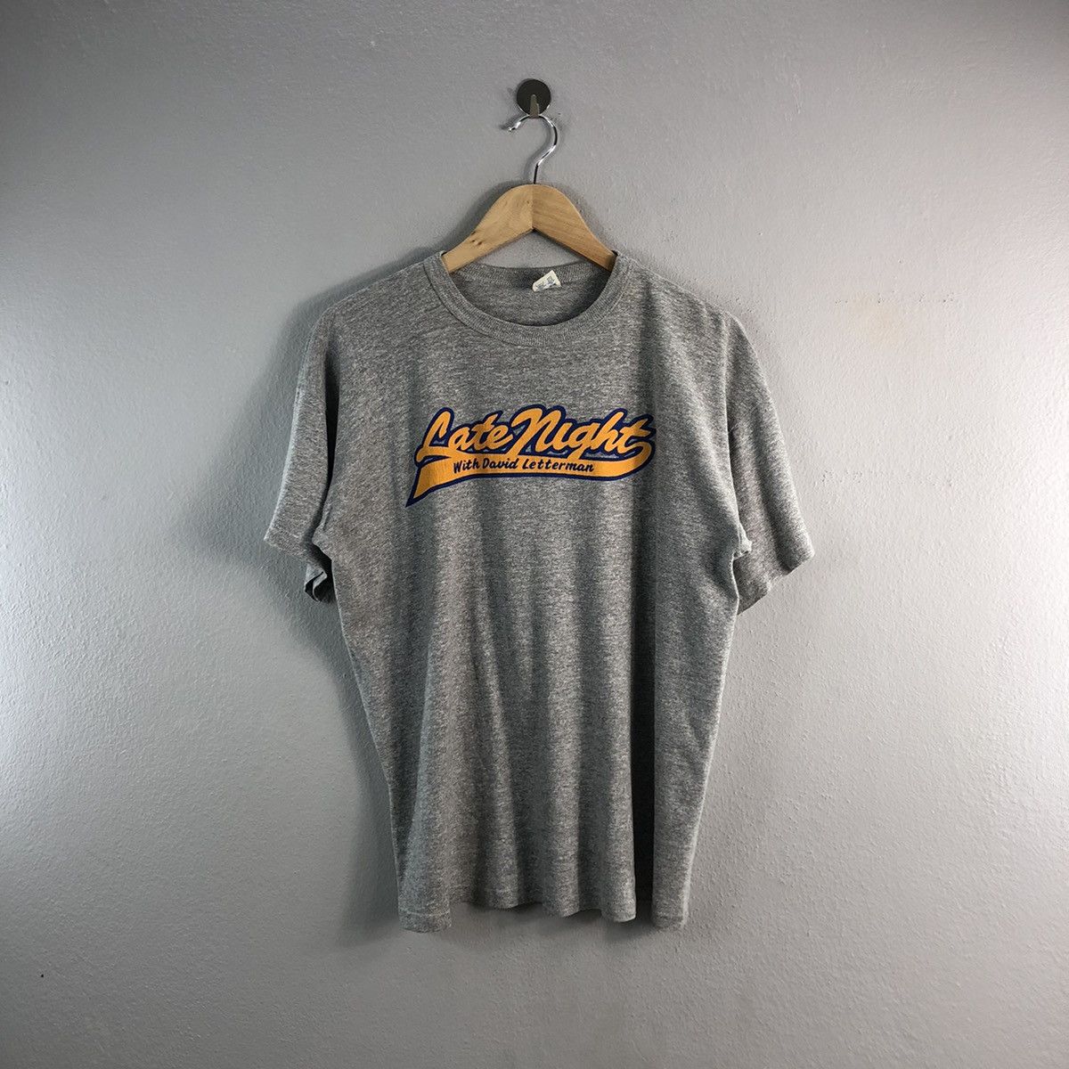 Vintage 80s Champion Late Night With David Letterman Tees