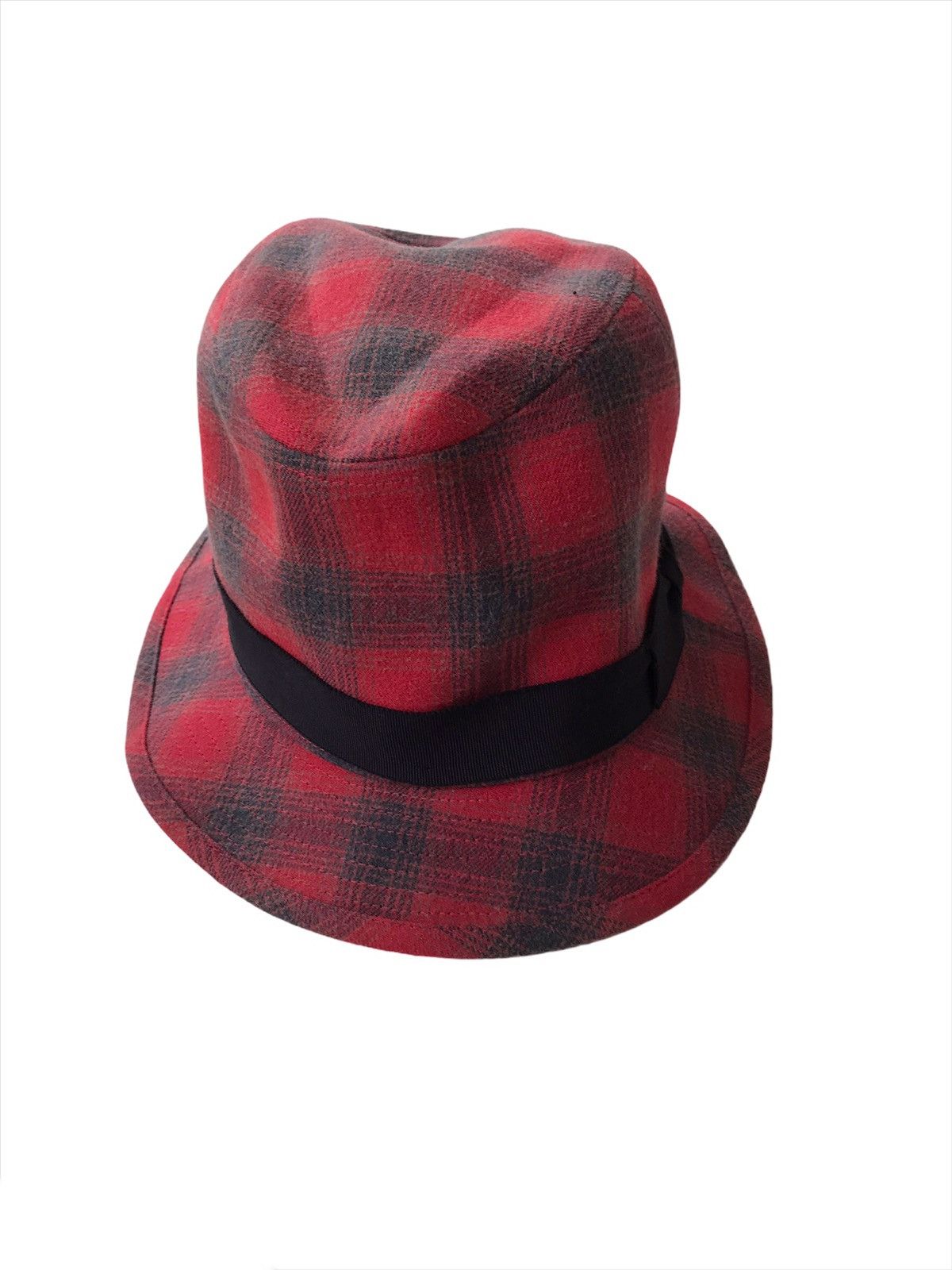Coeur × Designer × Japanese Brand 💥Coeur Japan Bucket Hat Red Tartan Size ONE SIZE - 1 Thumbnail
