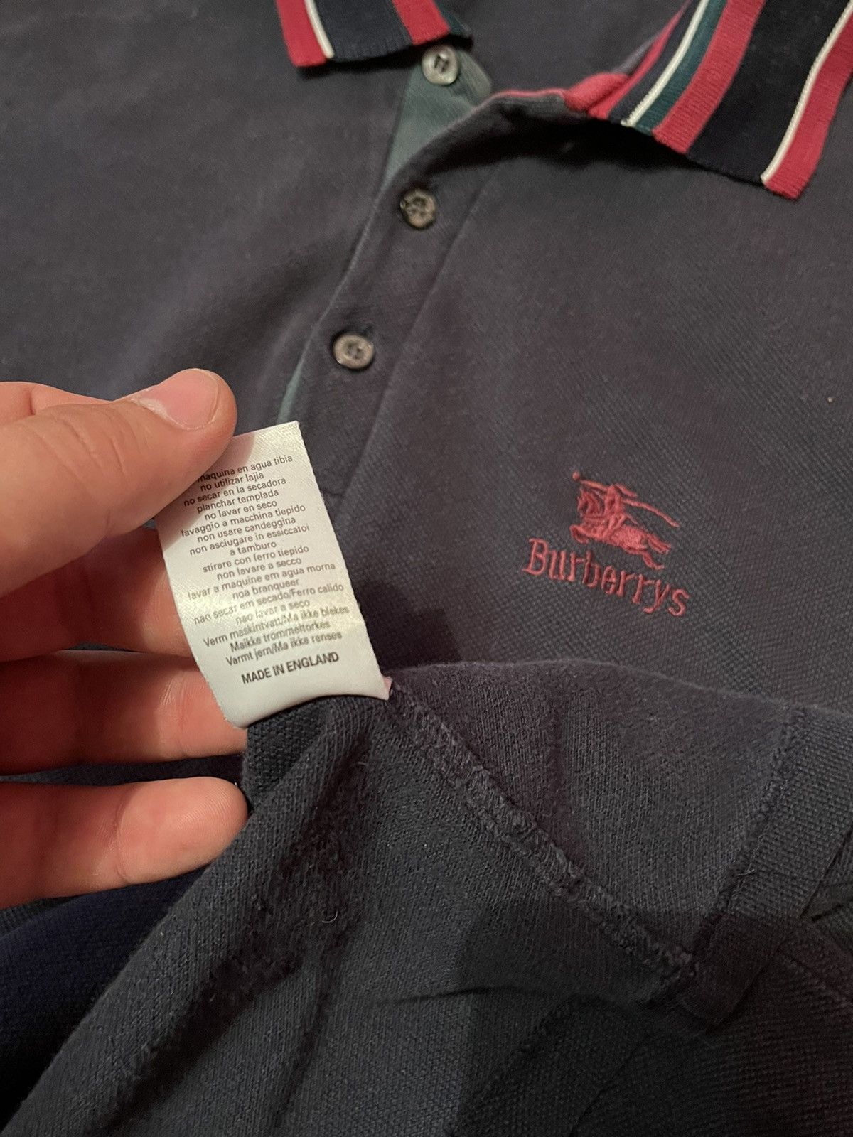 Burberry × Other × Vintage Burberrys vintage polo Size US XL / EU 56 / 4 - 3 Thumbnail