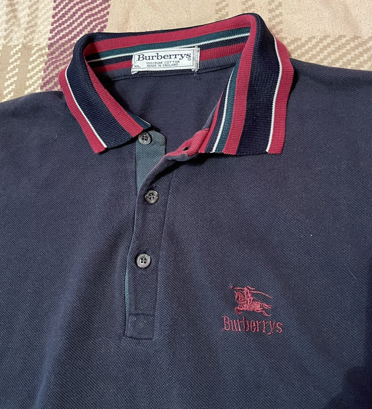 Burberry × Other × Vintage Burberrys vintage polo Size US XL / EU 56 / 4 - 2 Thumbnail