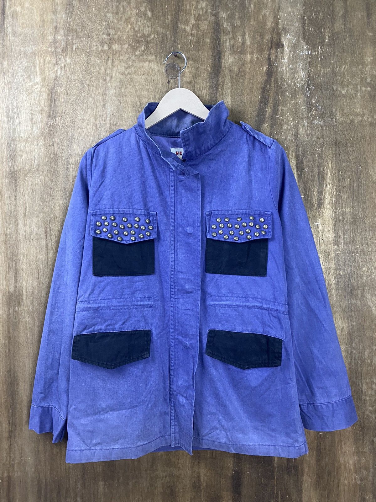 Japanese Brand Neemax purple multipocket Light Jacket #3623 Size US M / EU 48-50 / 2 - 2 Thumbnail