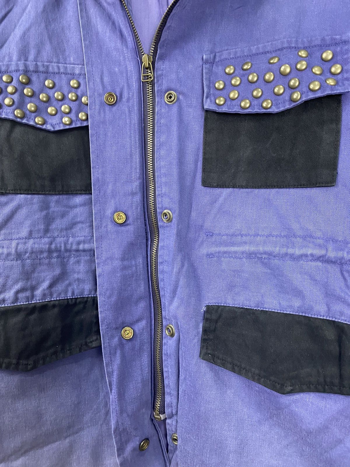 Japanese Brand Neemax purple multipocket Light Jacket #3623 Size US M / EU 48-50 / 2 - 8 Thumbnail