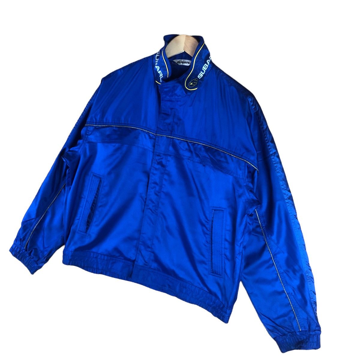 Vintage Vintage Motorsport Subaru Jacket Small Logo Full Zipper Size US L / EU 52-54 / 3 - 3 Thumbnail