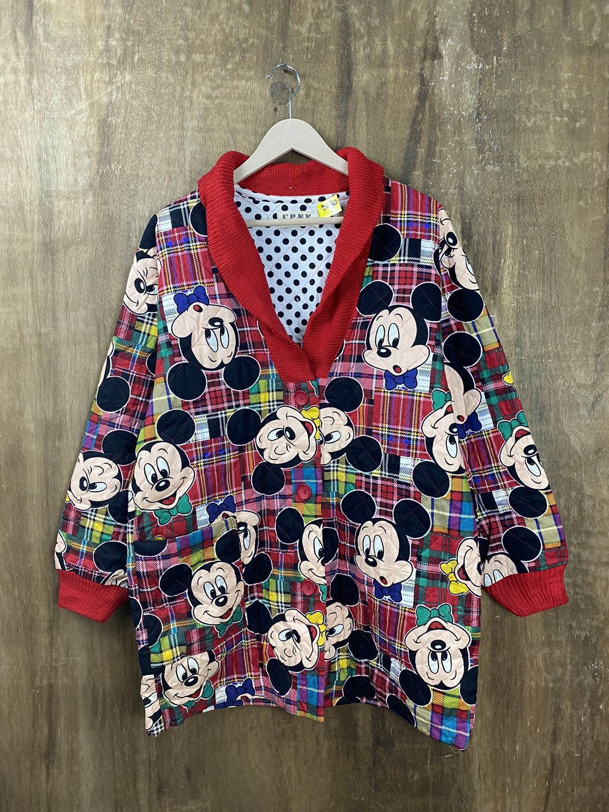 Disney Erny Walt Disney Mickey Mouse vintage cardigan #3630 Size US L / EU 52-54 / 3 - 2 Thumbnail