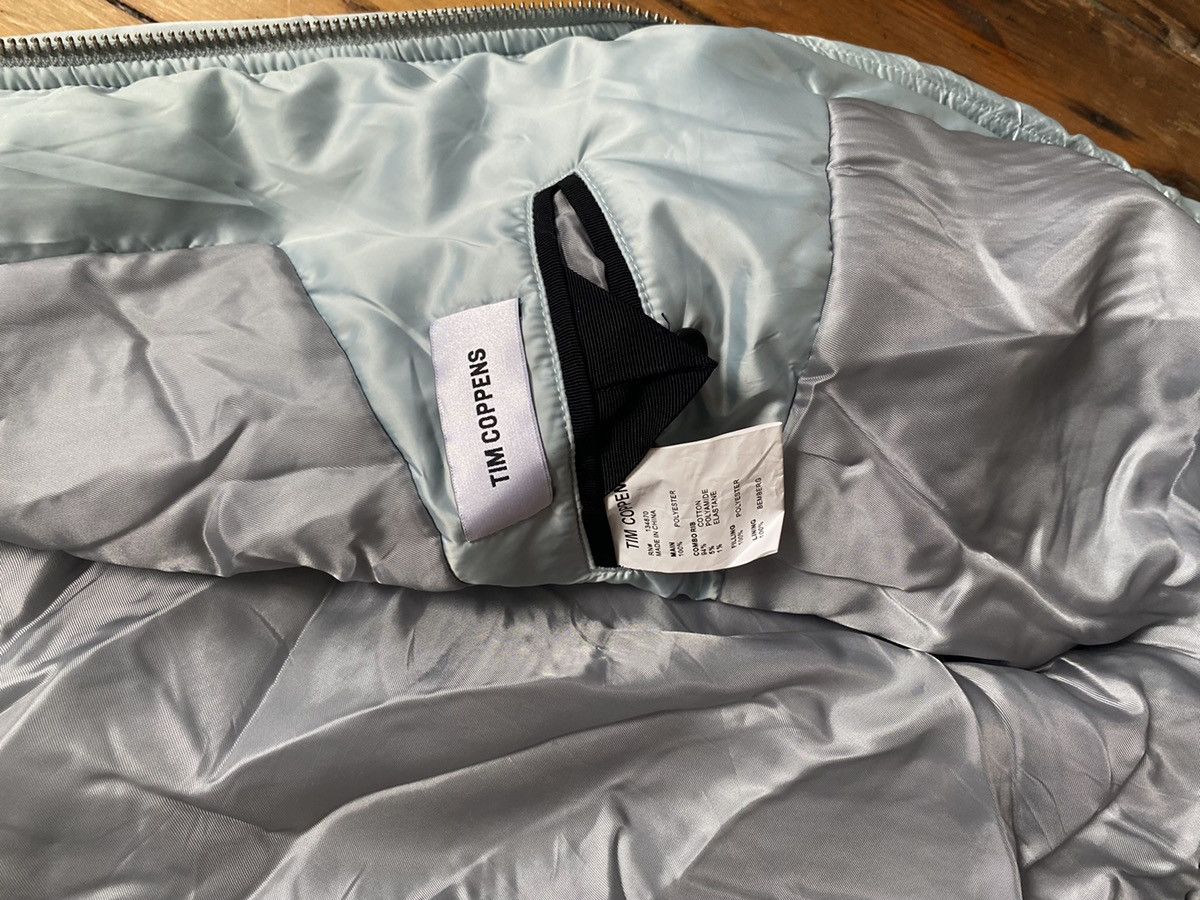 Tim Coppens TIM COPPENS: Rare Icy Blue Satin Bomber, Vintage Size US M / EU 48-50 / 2 - 4 Thumbnail