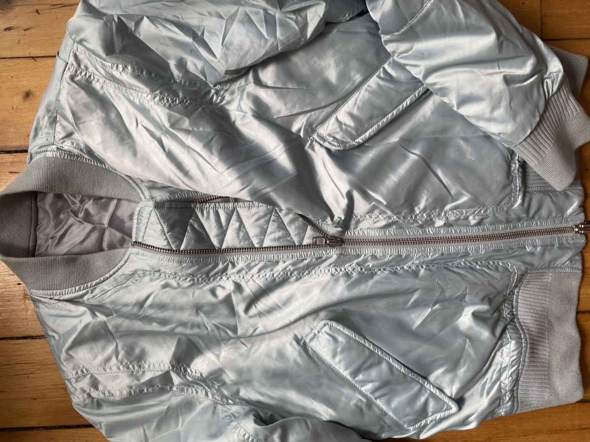 Tim Coppens TIM COPPENS: Rare Icy Blue Satin Bomber, Vintage Size US M / EU 48-50 / 2 - 3 Thumbnail