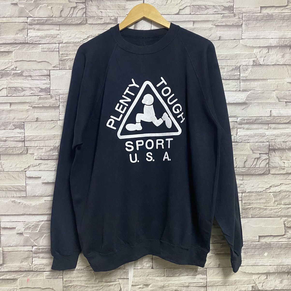 Vintage Vintage PLENTY TOUGH Sweatshirt Size US L / EU 52-54 / 3 - 3 Thumbnail