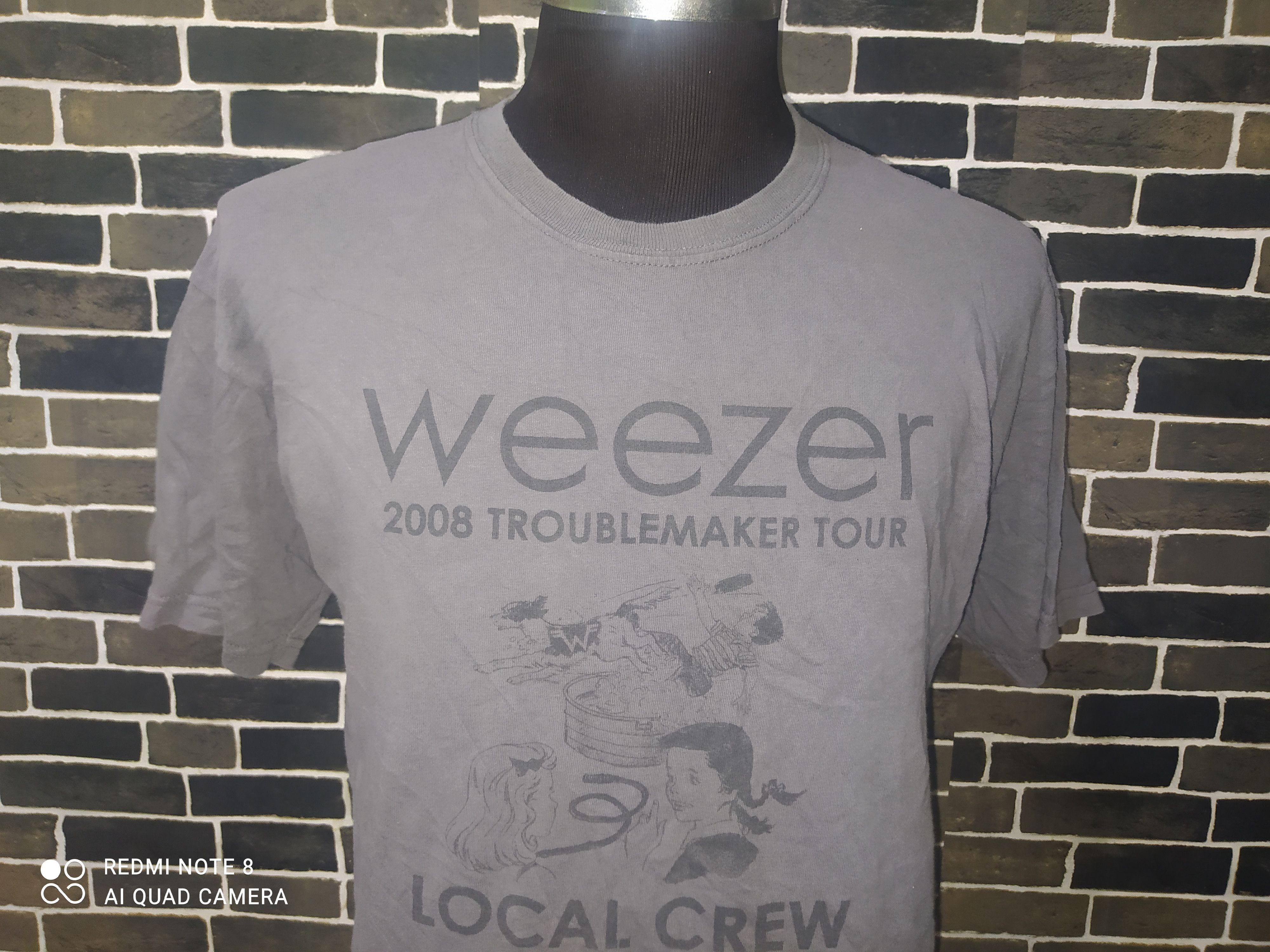 2008 Weezer Troublemaker Tour Tshirt