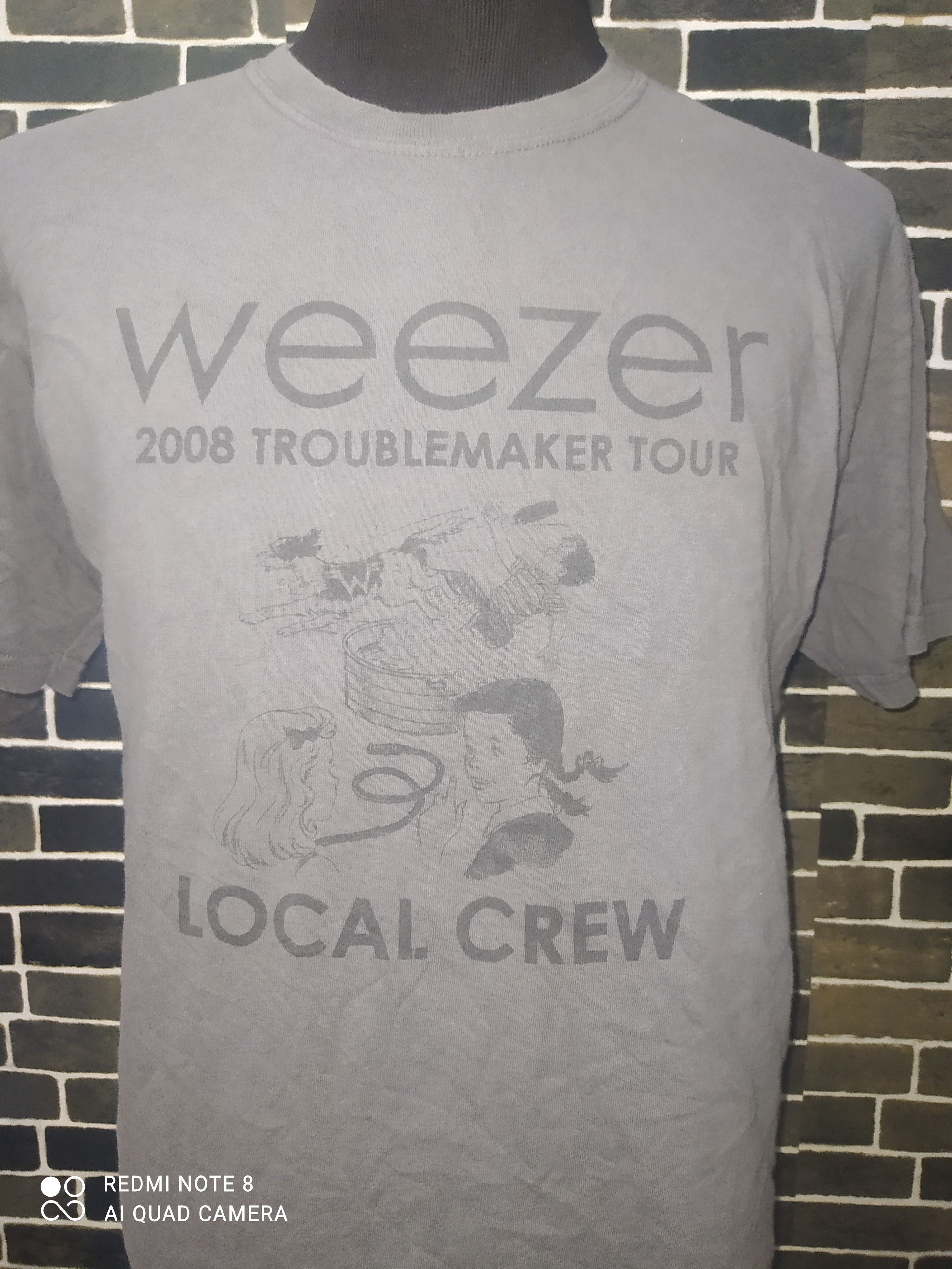2008 Weezer Troublemaker Tour Tshirt