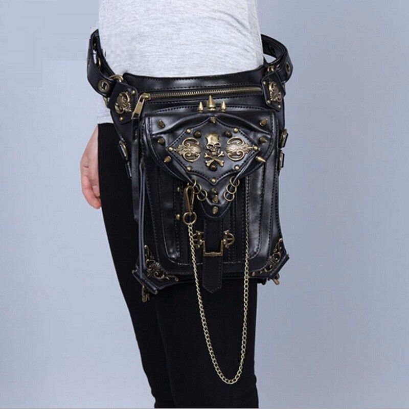 Other Pu Leather Victorian Style Leg Thigh Holster Bag Waist Bag Size ONE SIZE - 1 Thumbnail
