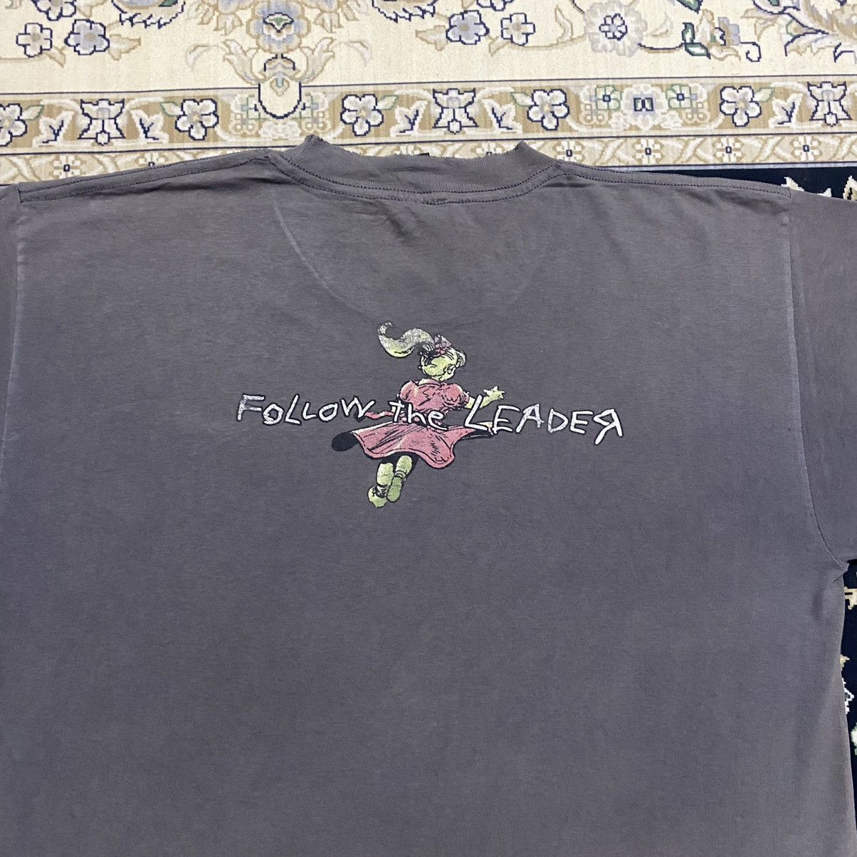 Band Tees ©️1998 KORN Shirt Distressed 'Follow The Leader Size US L / EU 52-54 / 3 - 11 Thumbnail