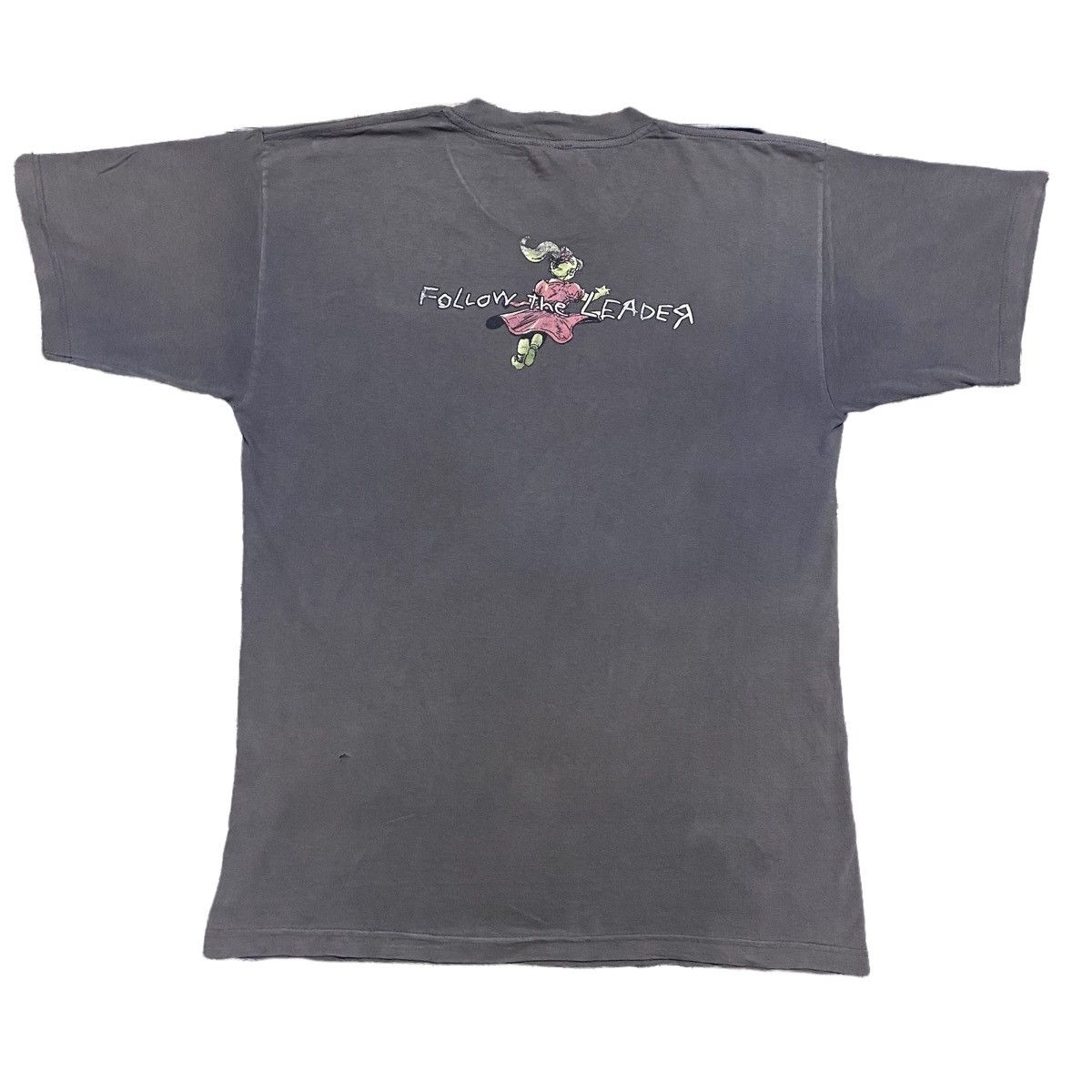 Band Tees ©️1998 KORN Shirt Distressed 'Follow The Leader Size US L / EU 52-54 / 3 - 2 Thumbnail