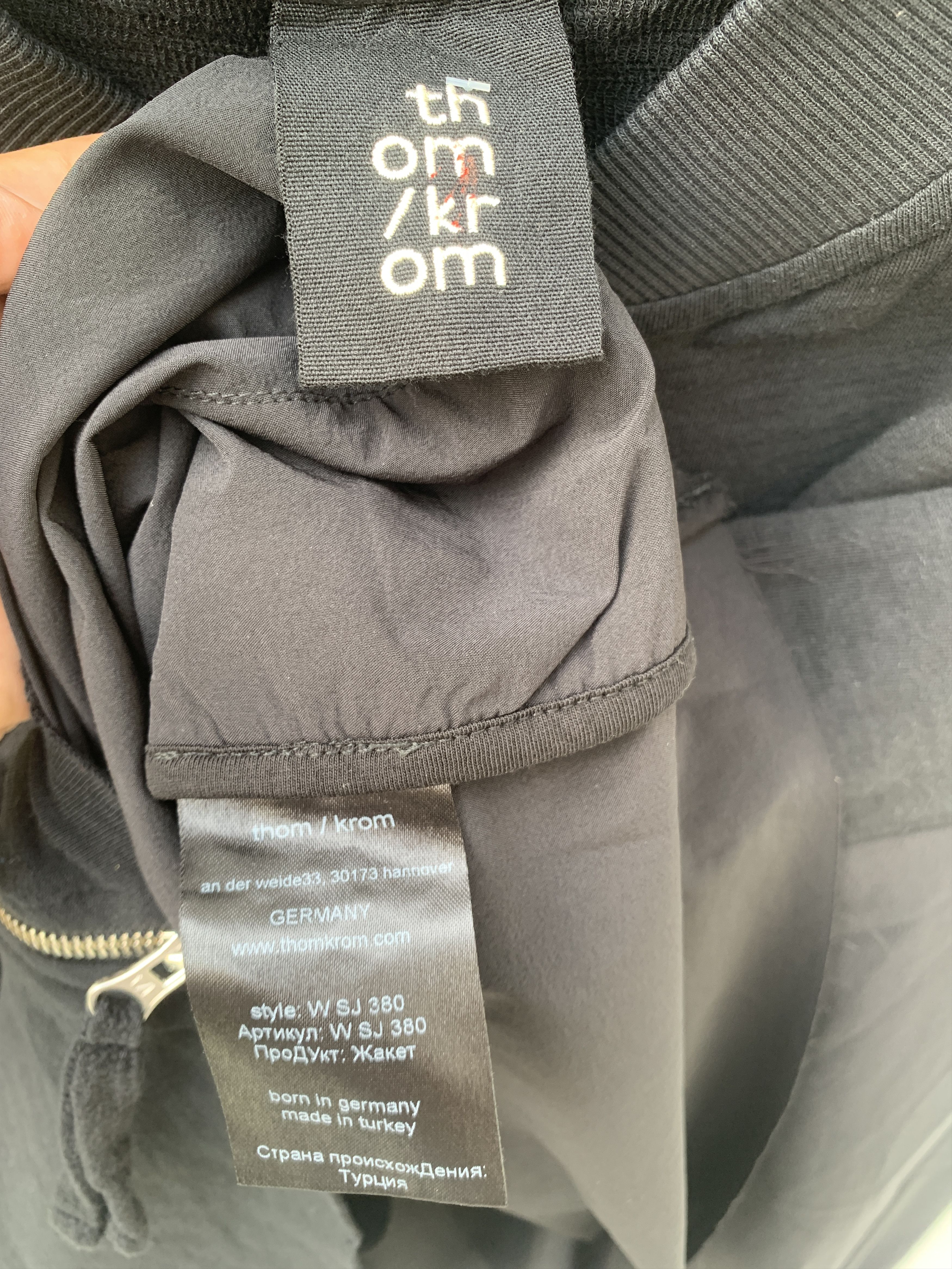 Thom Krom Thom Krom Unisex Black Jacket Size L / US 10 / IT 46 - 6 Thumbnail