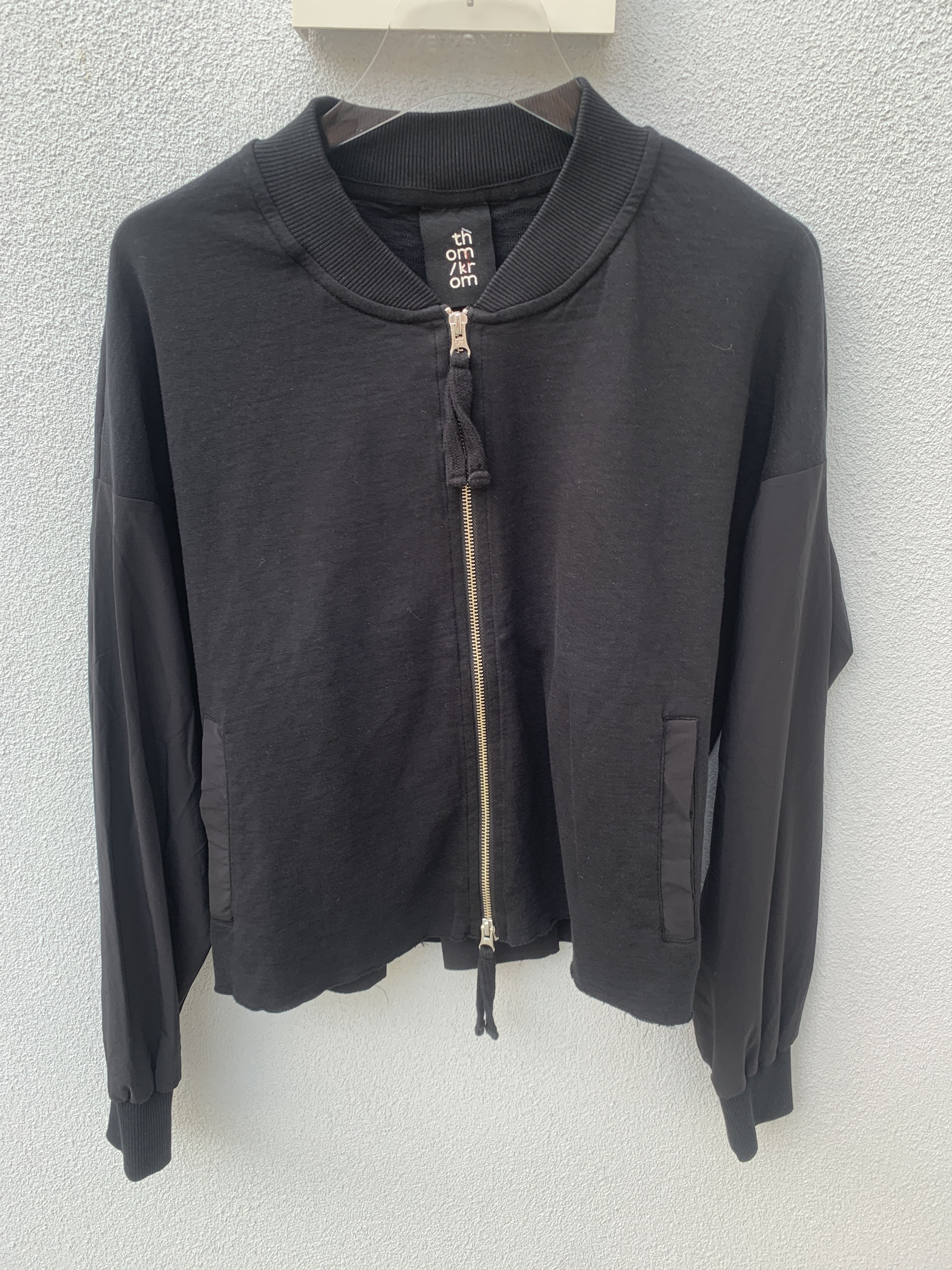 Thom Krom Thom Krom Unisex Black Jacket Size L / US 10 / IT 46 - 1 Thumbnail