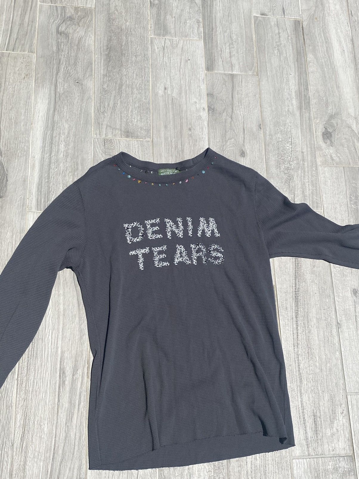 DENIM TEARS Denim Tears Rhinestone Thermal | Grailed