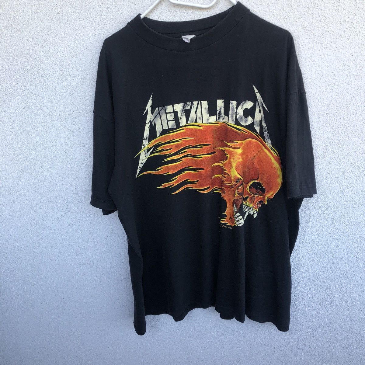 Vintage Metallica 1995 tour tee pushead rare boxy fit | Grailed