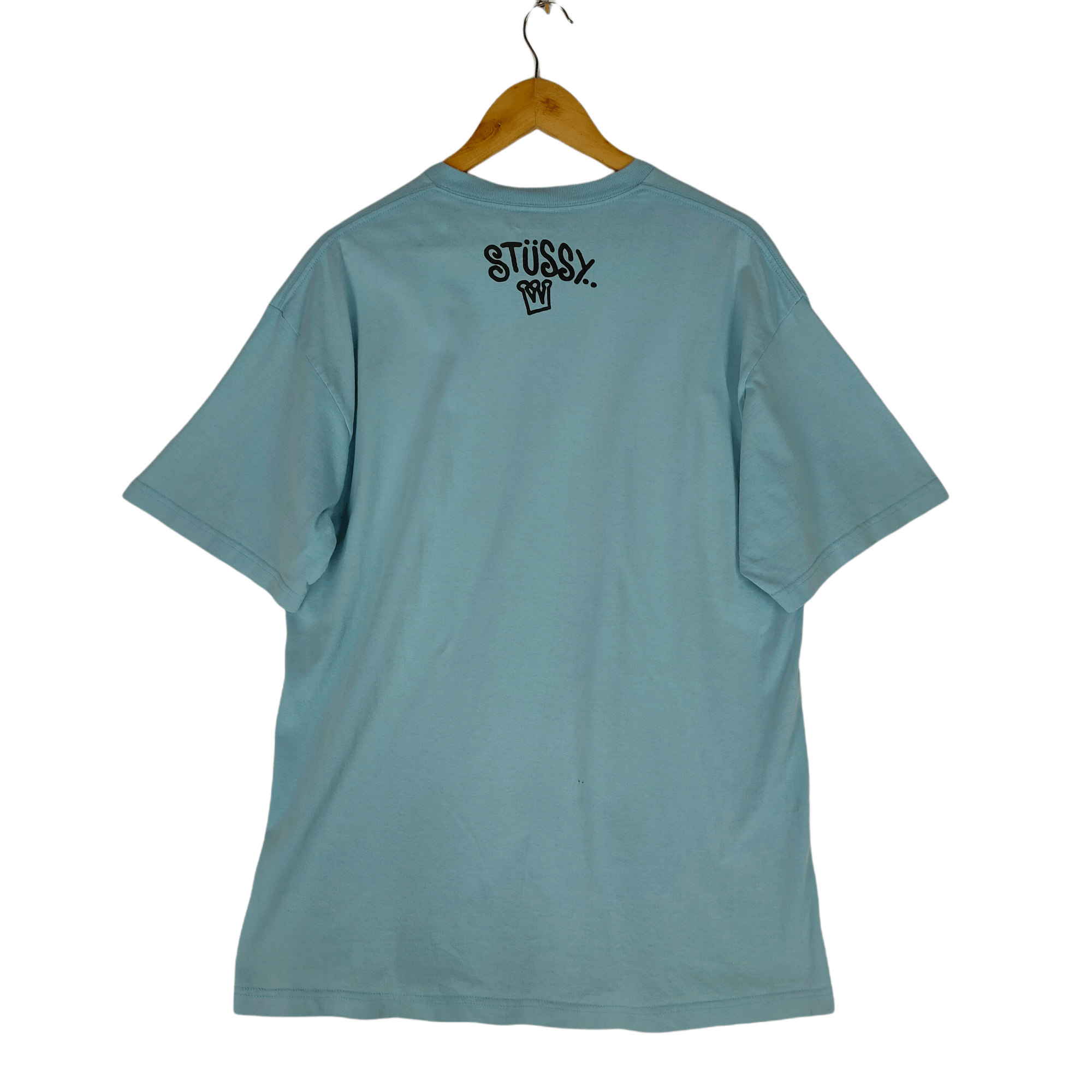 Stussy Vintage STUSSY TRIBE SKULL Big Logo Skeleton Shirt Size US L / EU 52-54 / 3 - 2 Thumbnail
