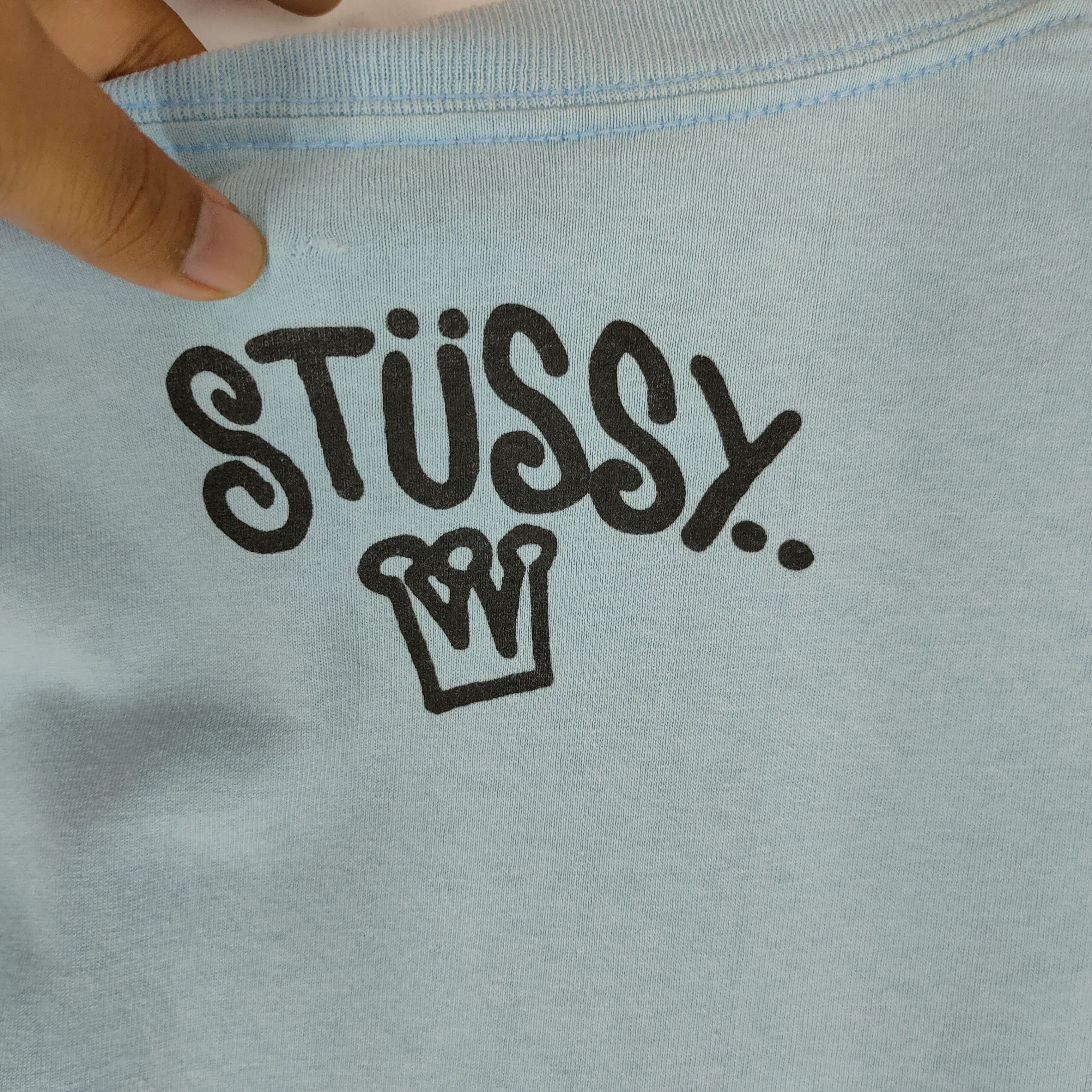 Stussy Vintage STUSSY TRIBE SKULL Big Logo Skeleton Shirt Size US L / EU 52-54 / 3 - 8 Thumbnail