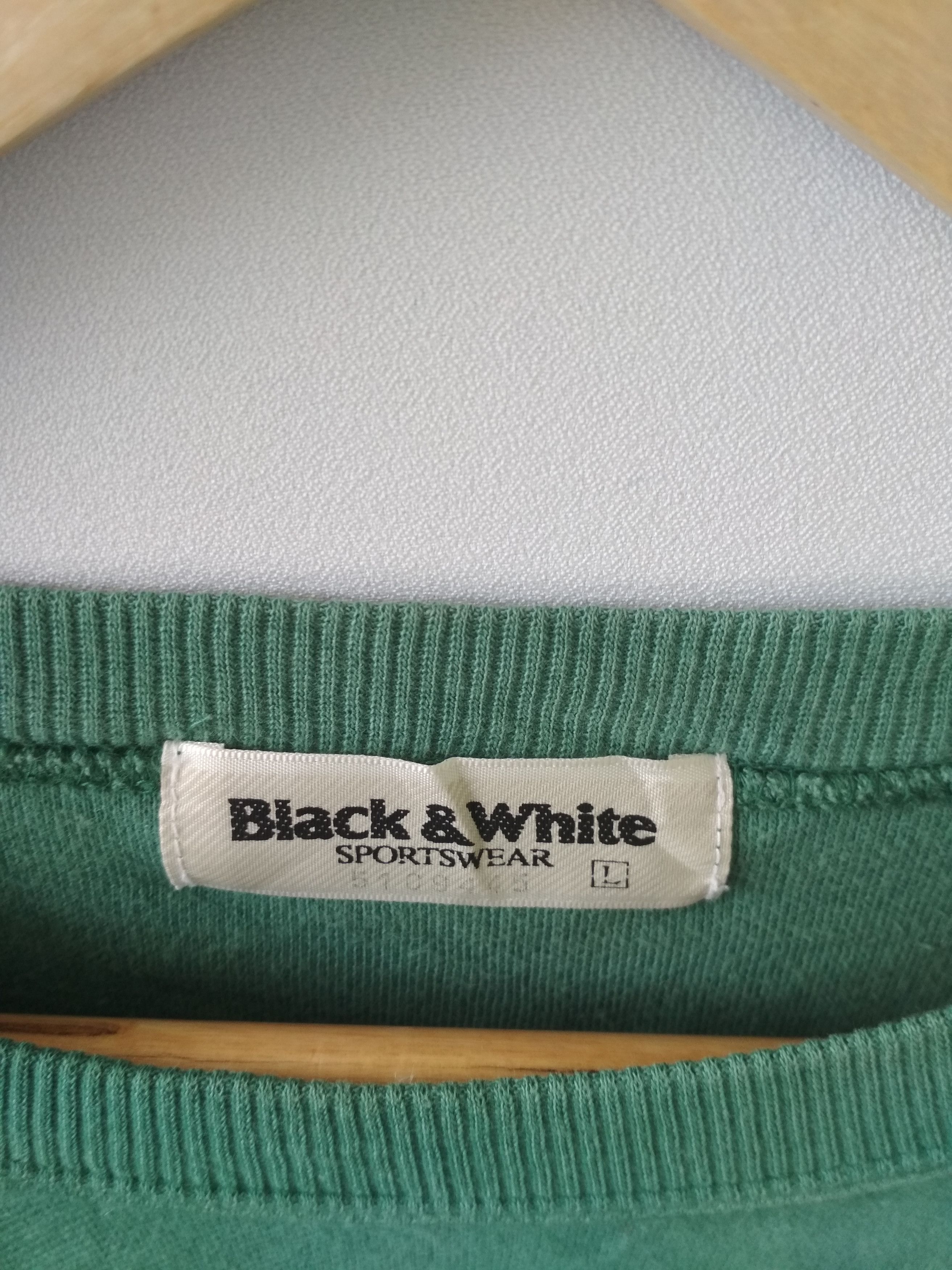 Japanese Brand BLACK & WHITE JAPAN DESIGNER SWEATSHIRT Size US XL / EU 56 / 4 - 2 Thumbnail