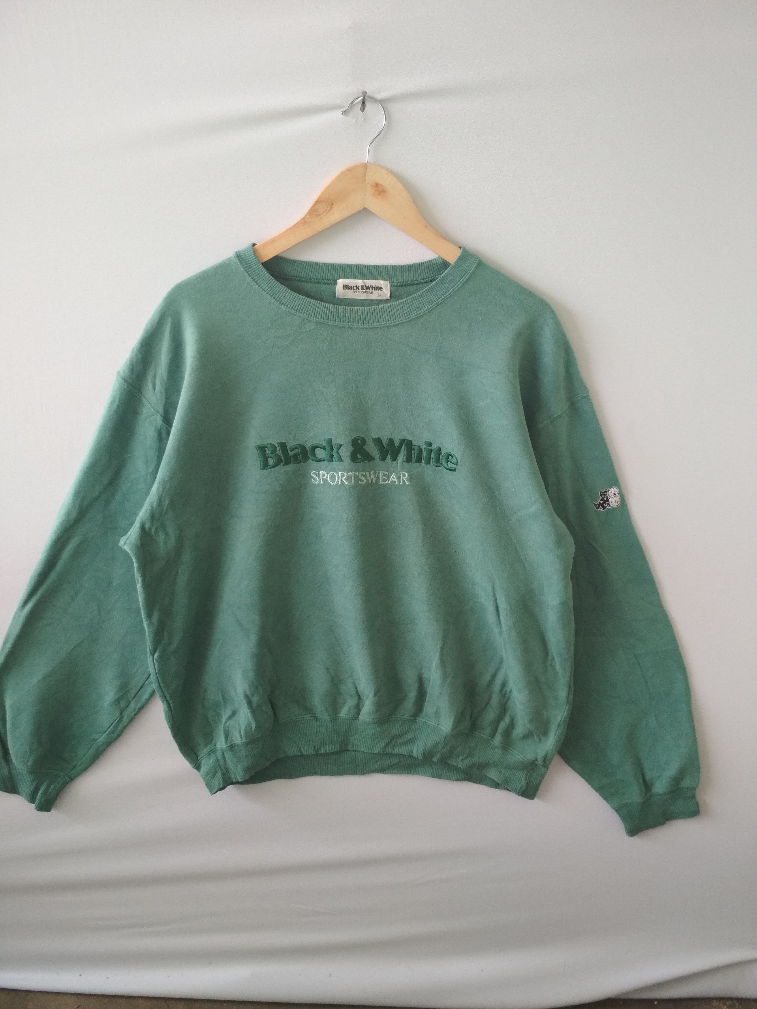 Japanese Brand BLACK & WHITE JAPAN DESIGNER SWEATSHIRT Size US XL / EU 56 / 4 - 1 Thumbnail