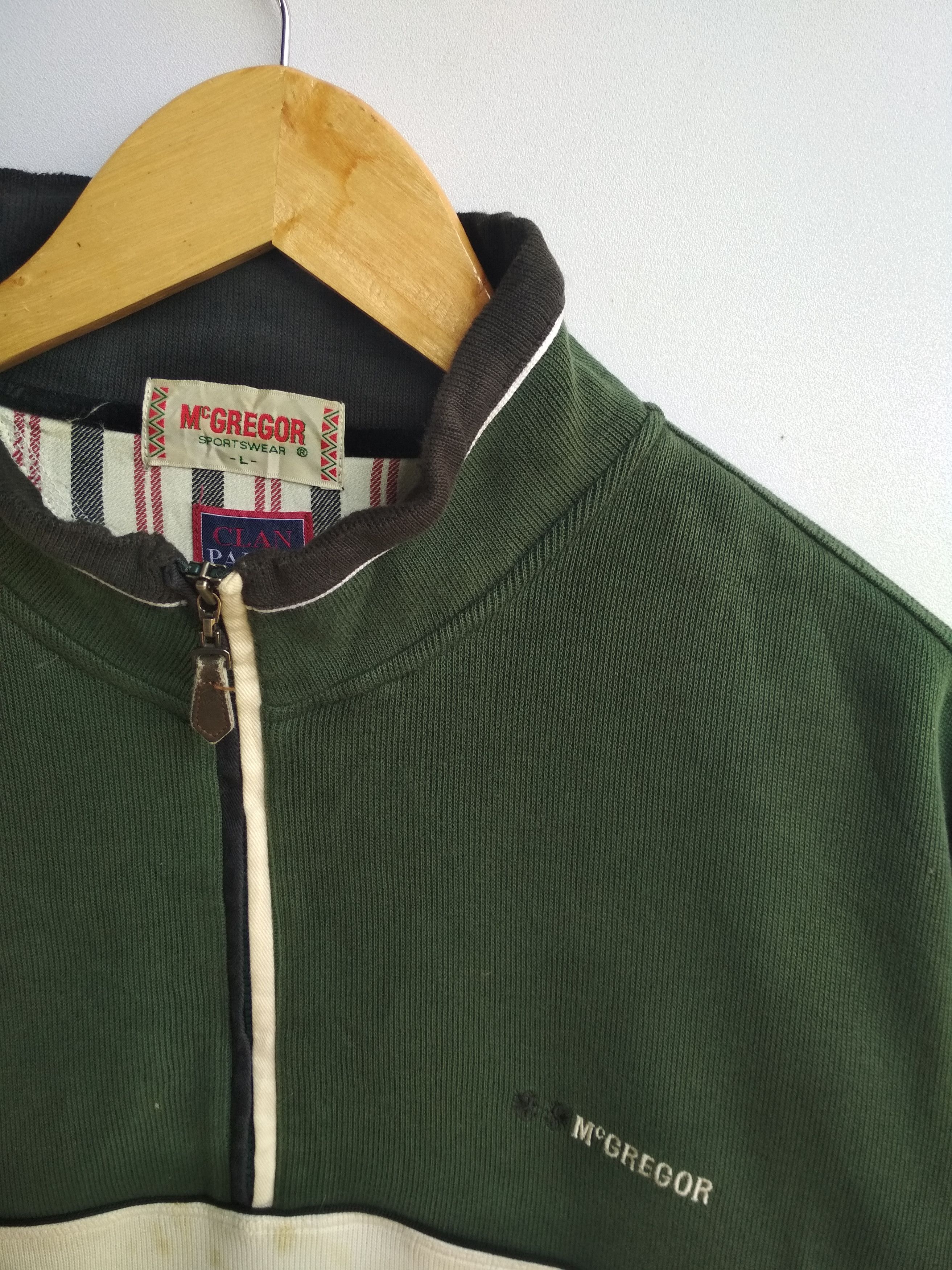 McGregor MC GREGOR NECK ZIPPER SWEATSHIRT Size US L / EU 52-54 / 3 - 2 Thumbnail