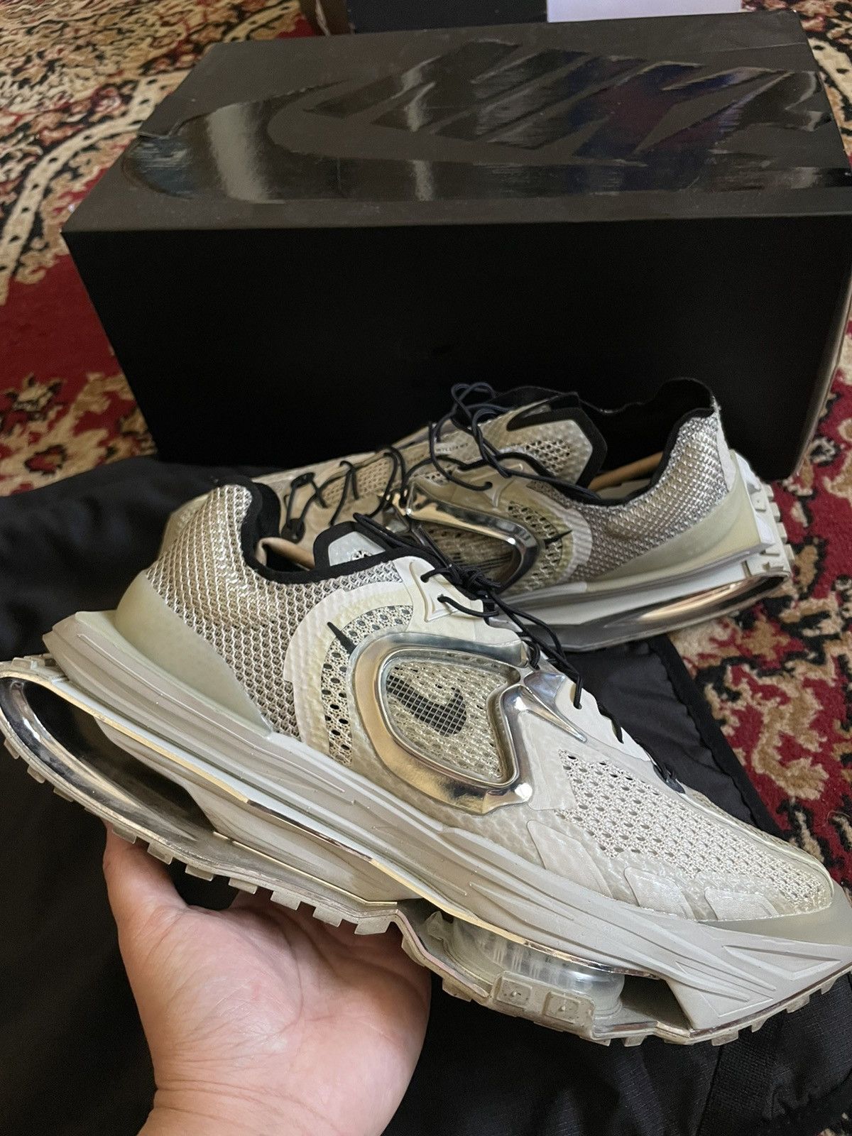 MMW × Nike Nike Zoom MMW 4 Matthew M Williams Grey Size US 10 / EU 43 - 1 Thumbnail