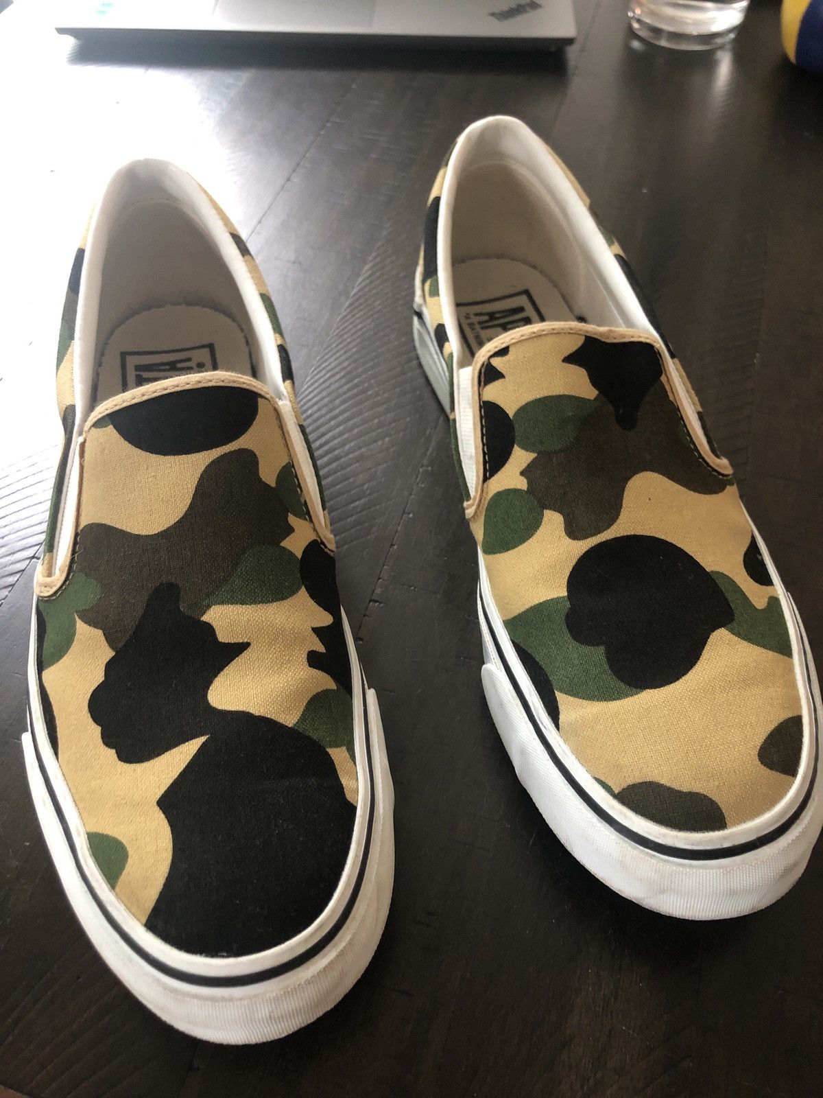 Bape 1st Camo Slip On Grailed