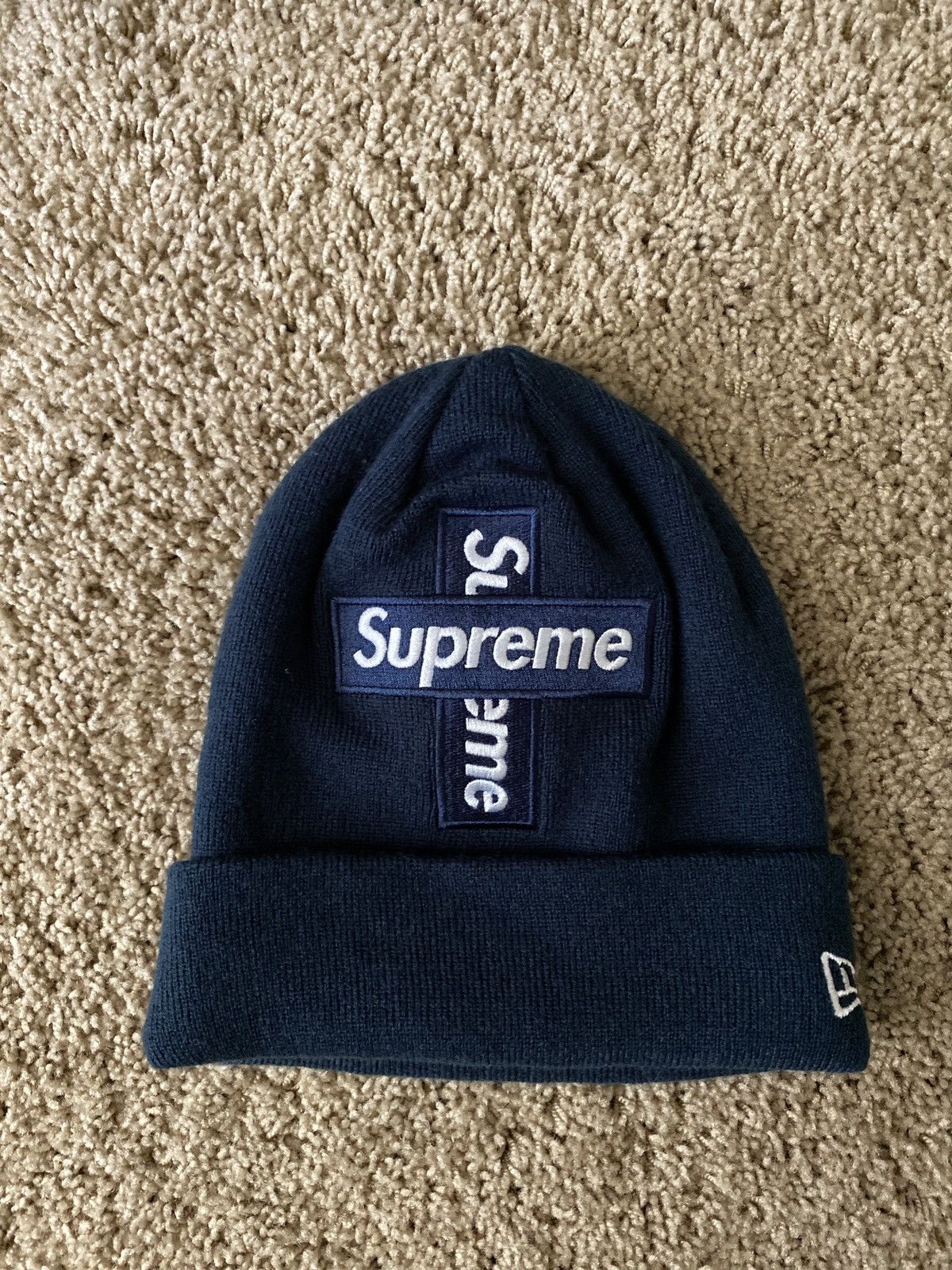 Supreme Supreme New Era Cross Box Logo Beanie | Grailed