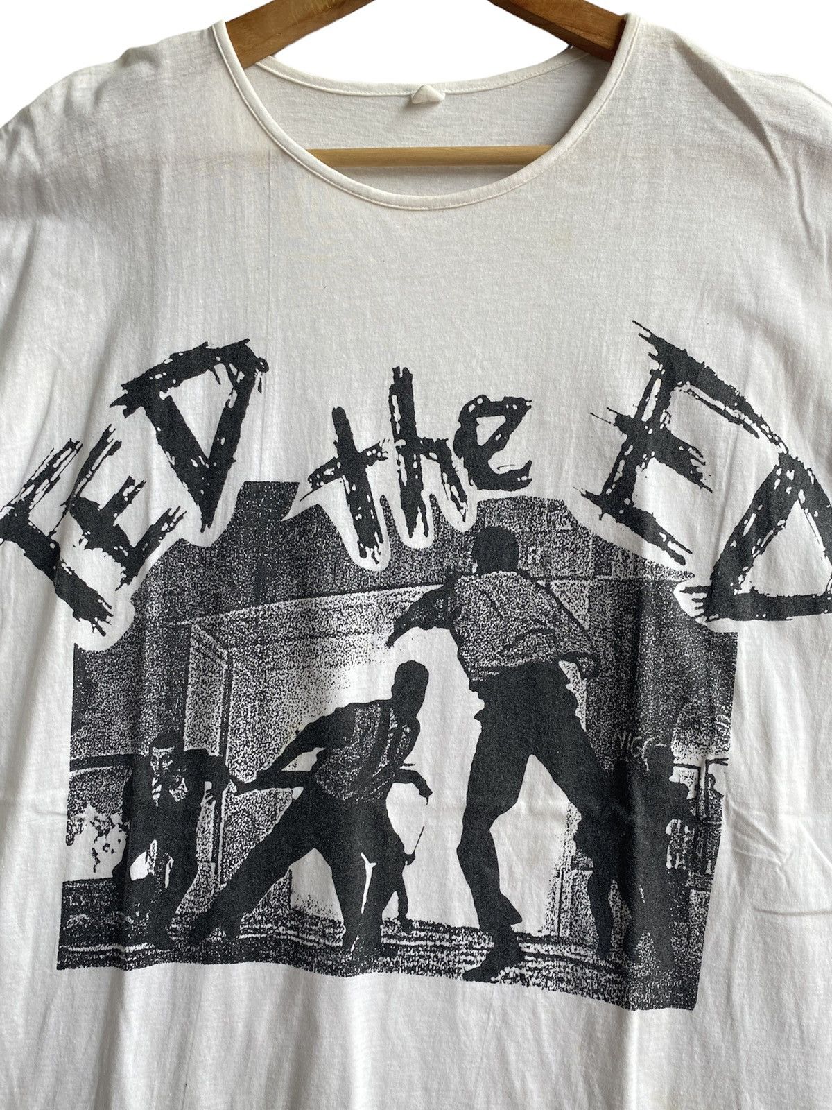 Band Tees Vintage 90s Punk Ted The Ed sleeveless Size US XL / EU 56 / 4 - 2 Thumbnail