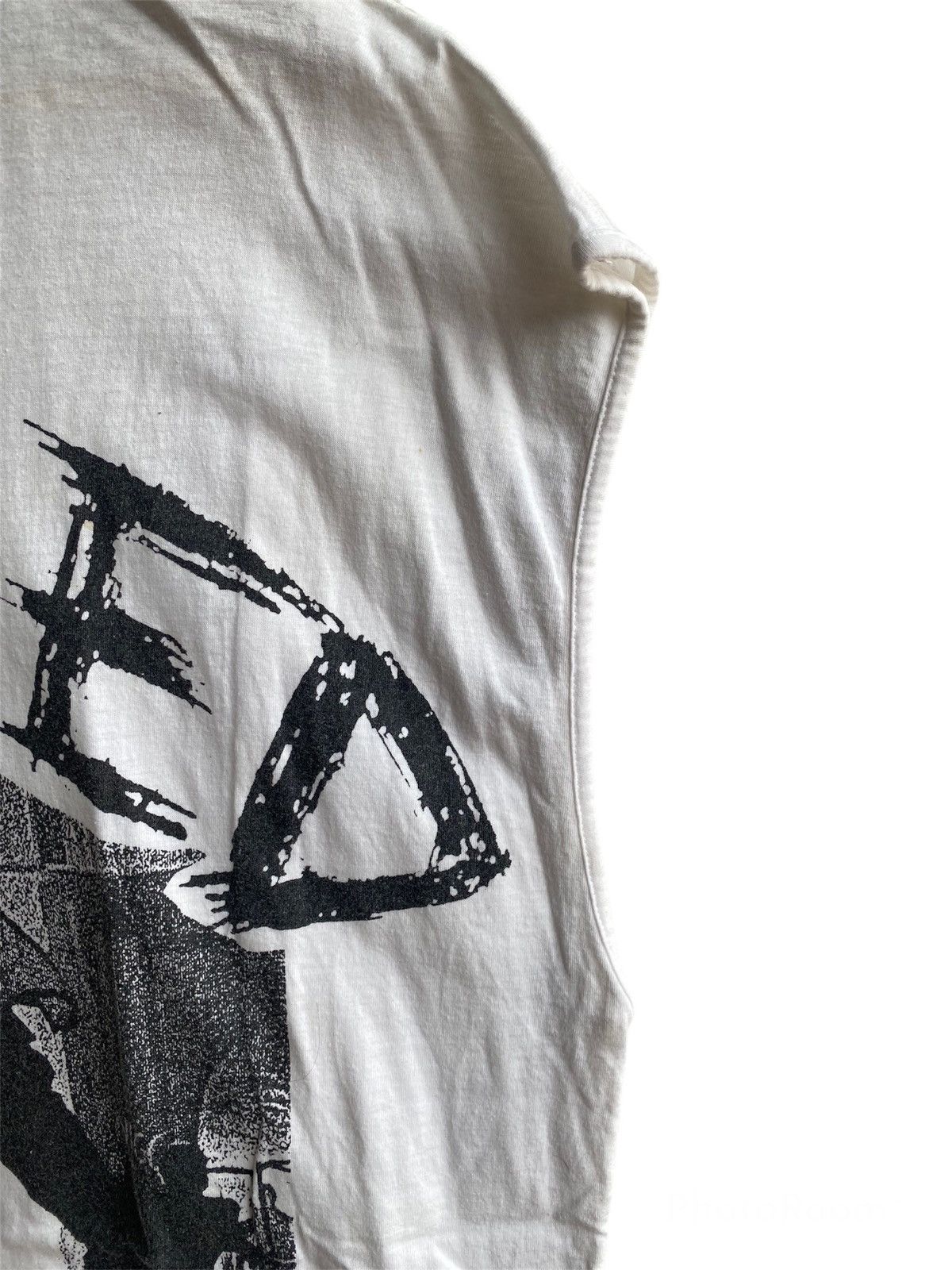 Band Tees Vintage 90s Punk Ted The Ed sleeveless Size US XL / EU 56 / 4 - 4 Thumbnail