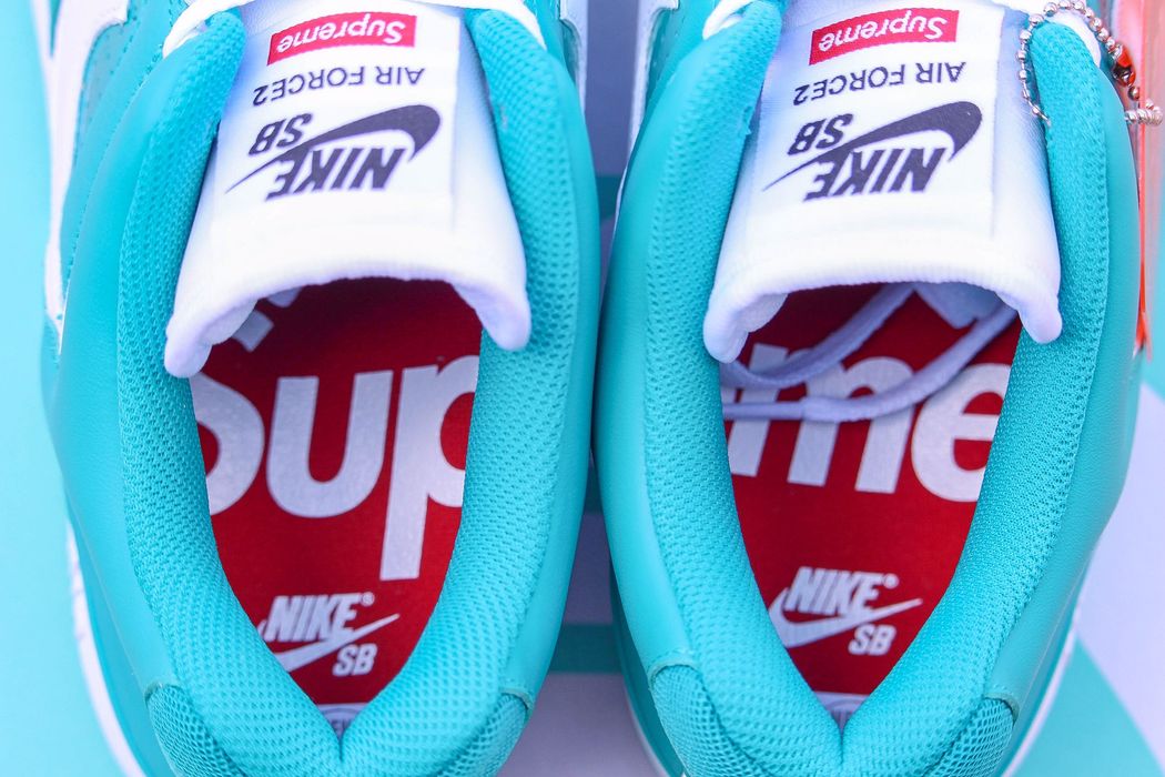 Nike SB AF2 Low Supreme Teal