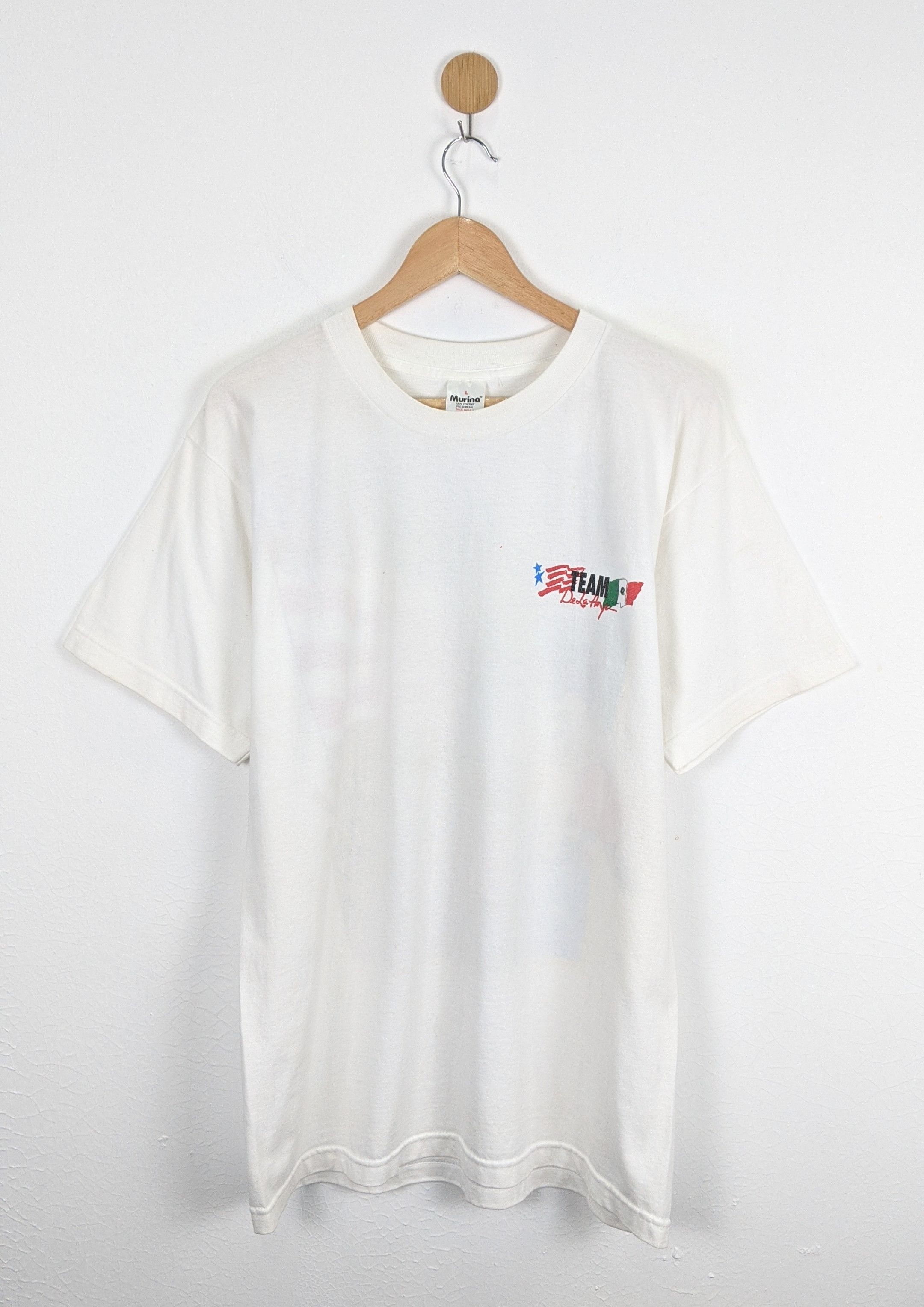 Vintage Vintage Oscar De La Hoya The Golden Boy Boxing 90s shirt Size US L / EU 52-54 / 3 - 2 Thumbnail