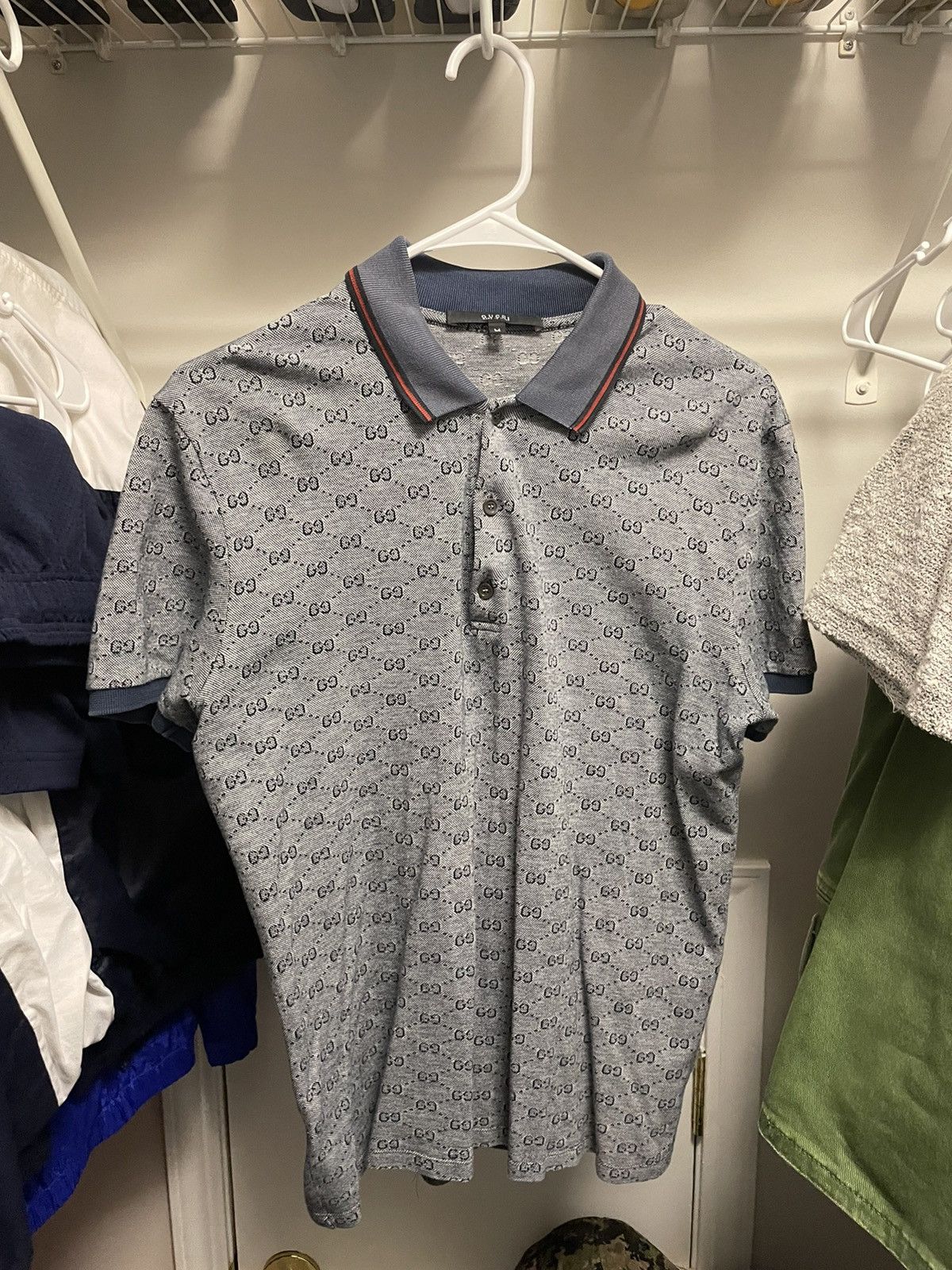 Gucci Gucci monogram polo shirt Size US S / EU 44-46 / 1 - 2 Thumbnail