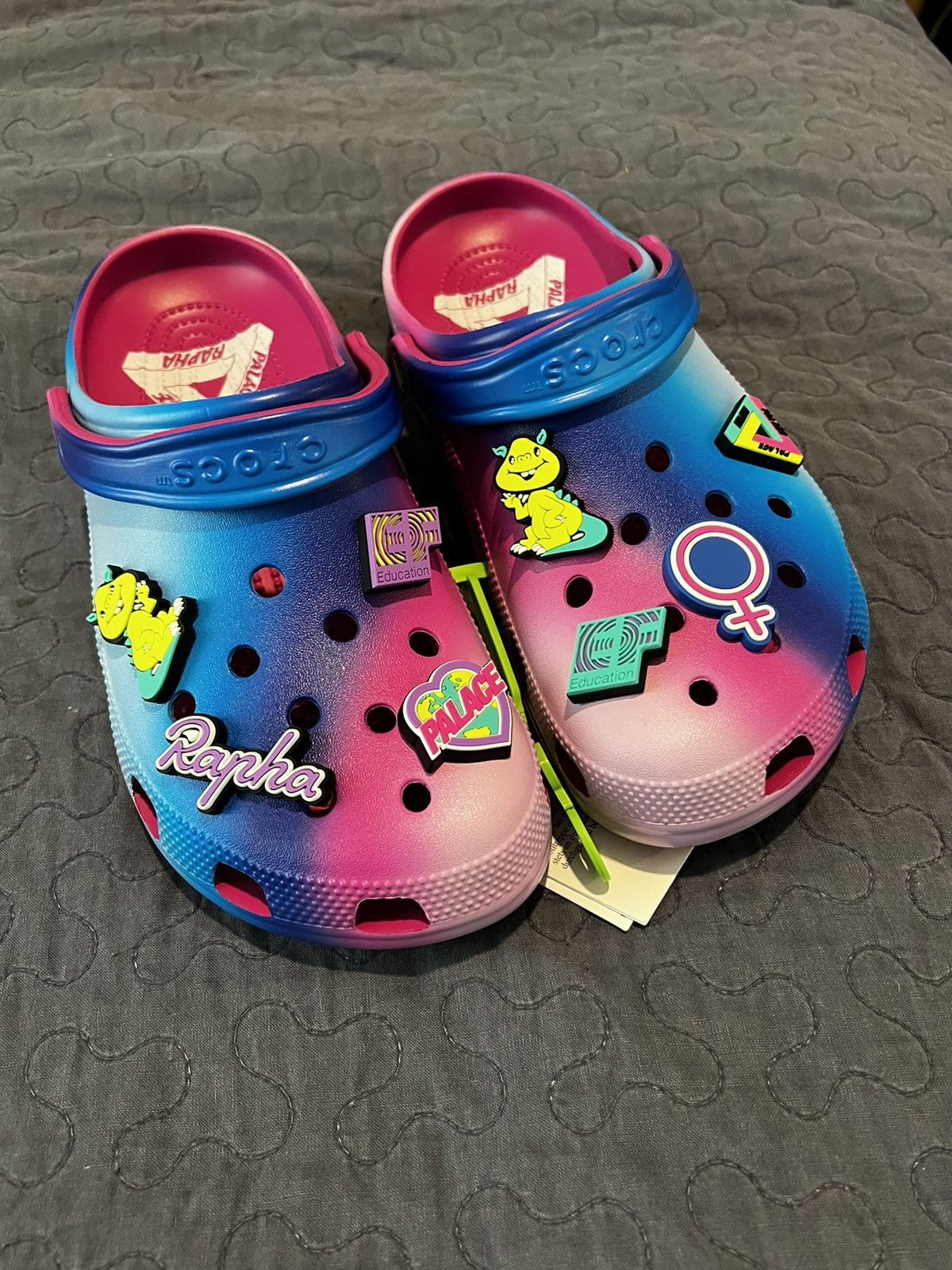 Crocs × Palace Palace x Rapha x EF education crocs | Grailed