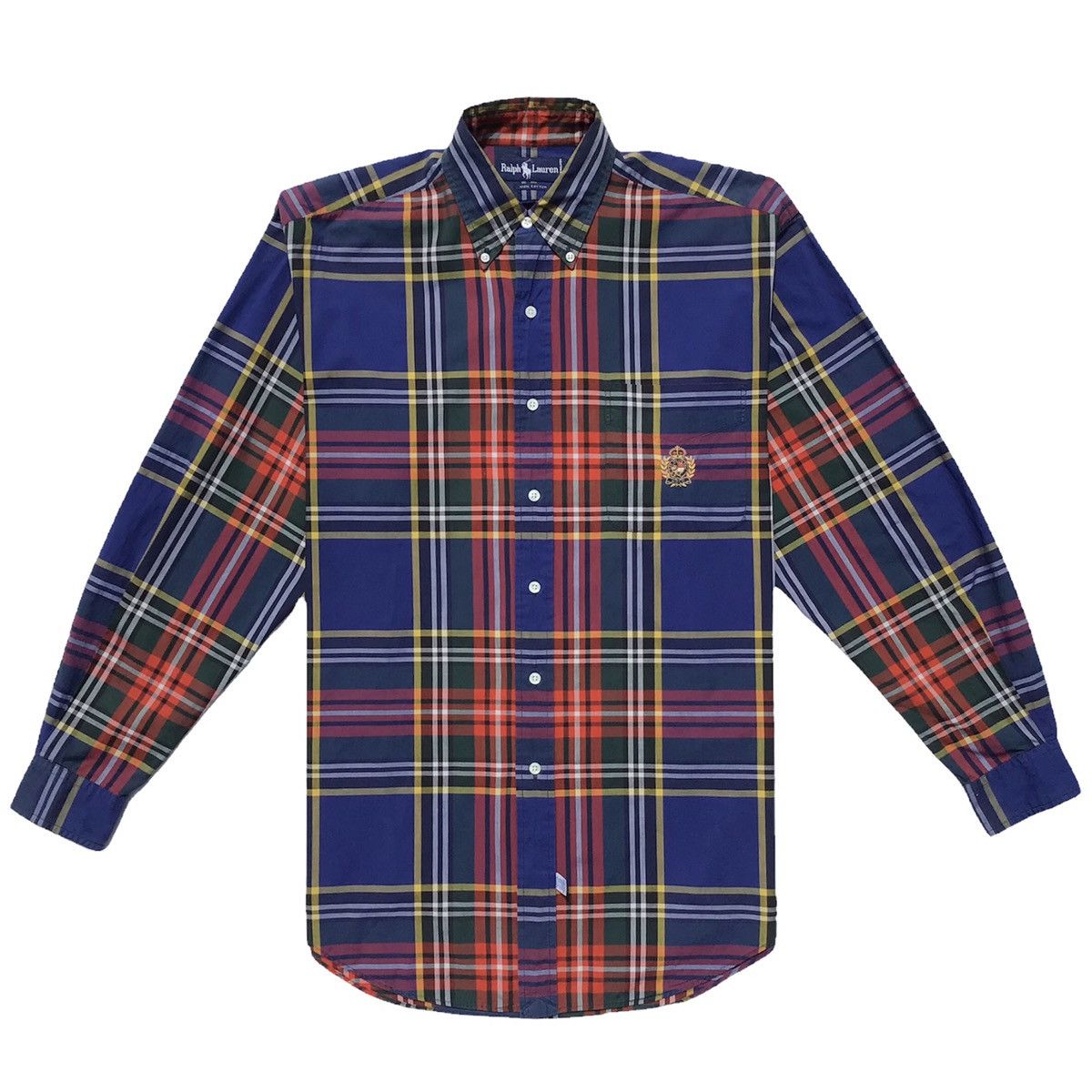 ralph lauren black button down