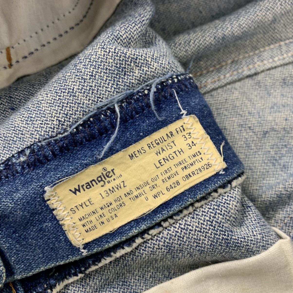 Vintage Vintage Wrangler Denim Jeans Pants Size US 33 - 12 Thumbnail