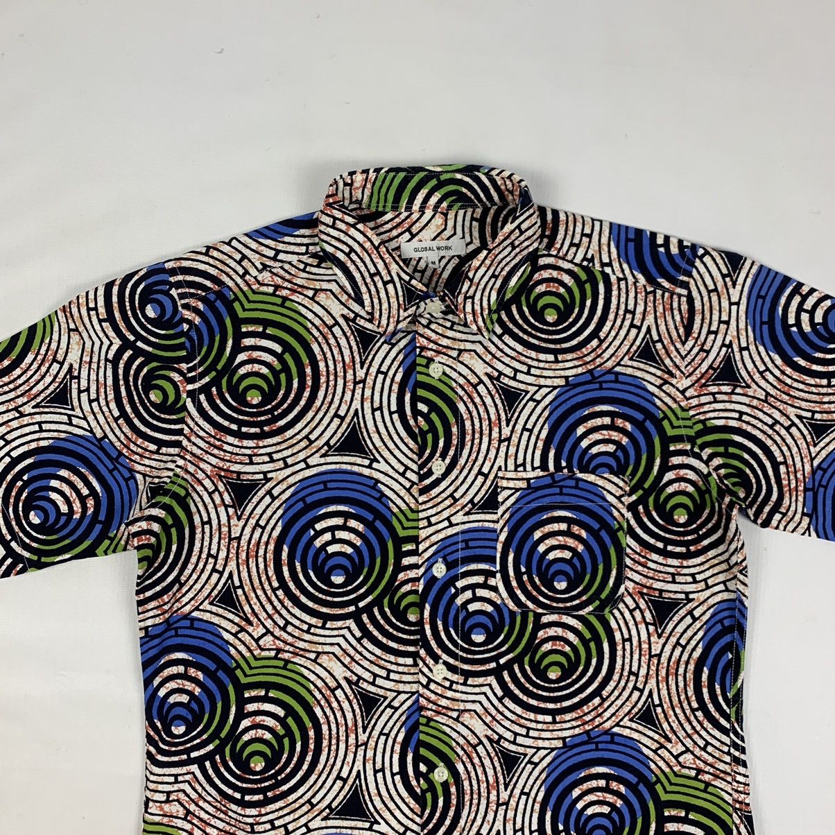 Global Work Vintage Global Work Button Up Shirt Size US M / EU 48-50 / 2 - 4 Thumbnail
