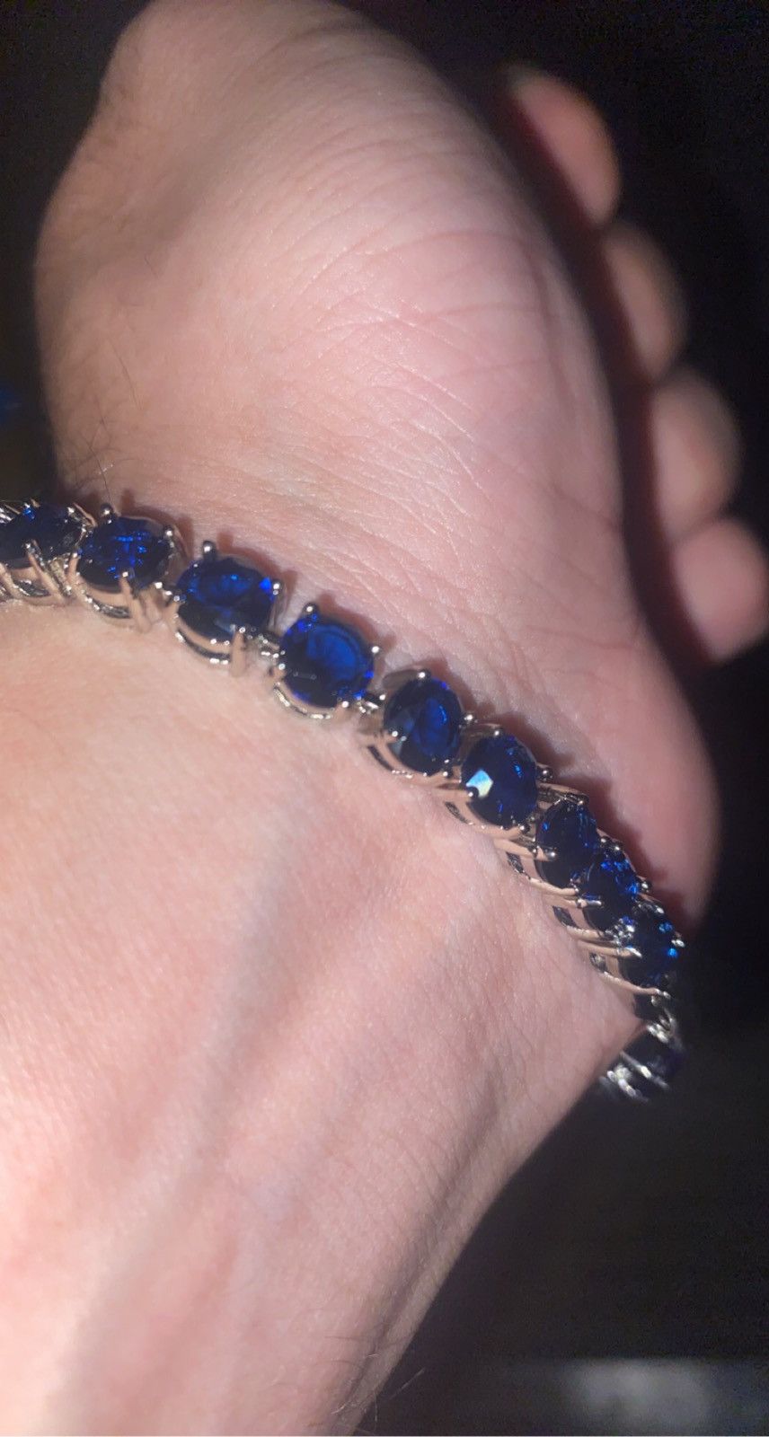 Other Diamond Tennis Bracelet (Cz VVS1) Size ONE SIZE - 2 Thumbnail