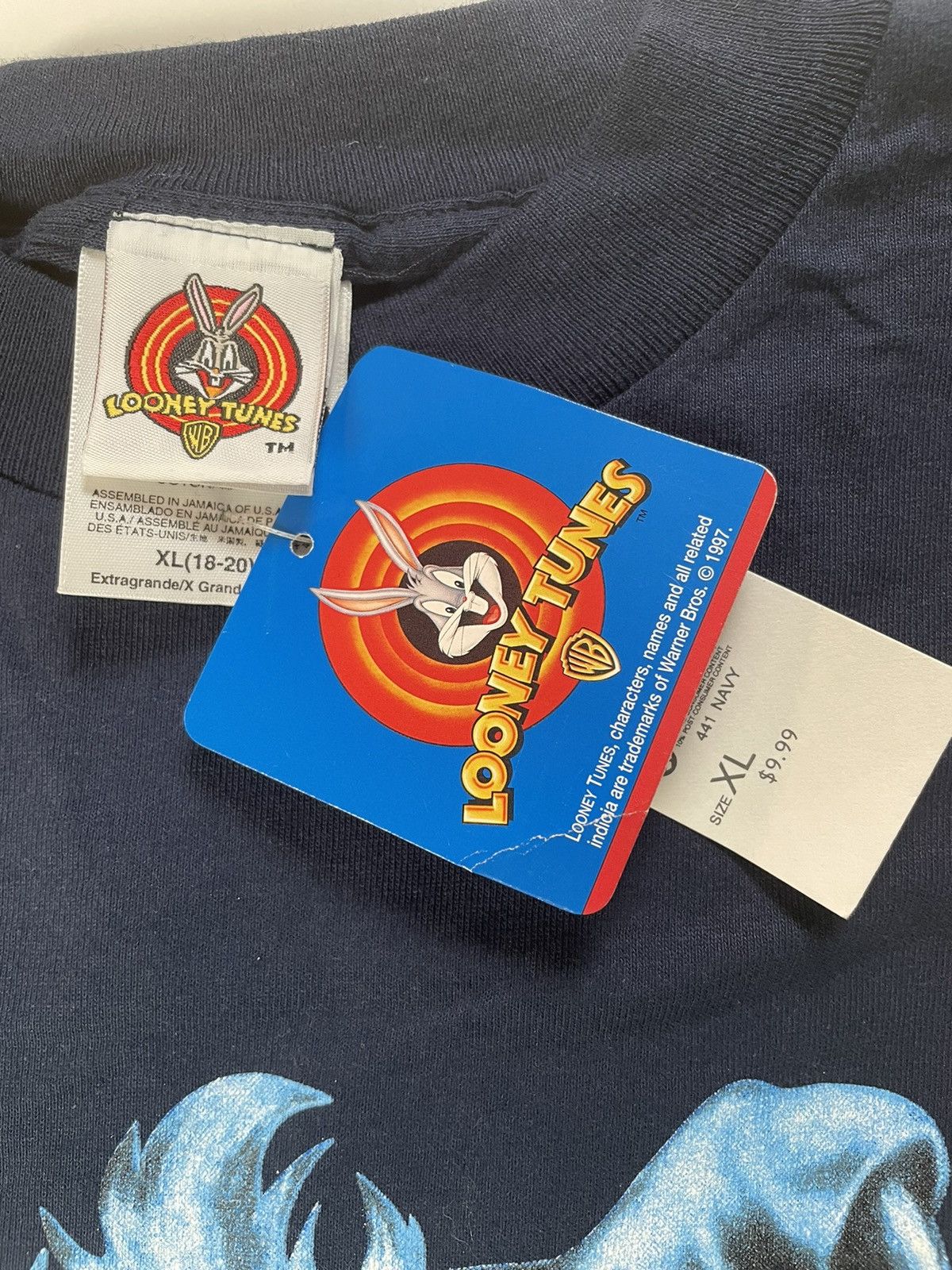 Vintage Vintage Looney Tunes Tasmanian Devil Soccer T-shirt Size US S / EU 44-46 / 1 - 3 Thumbnail